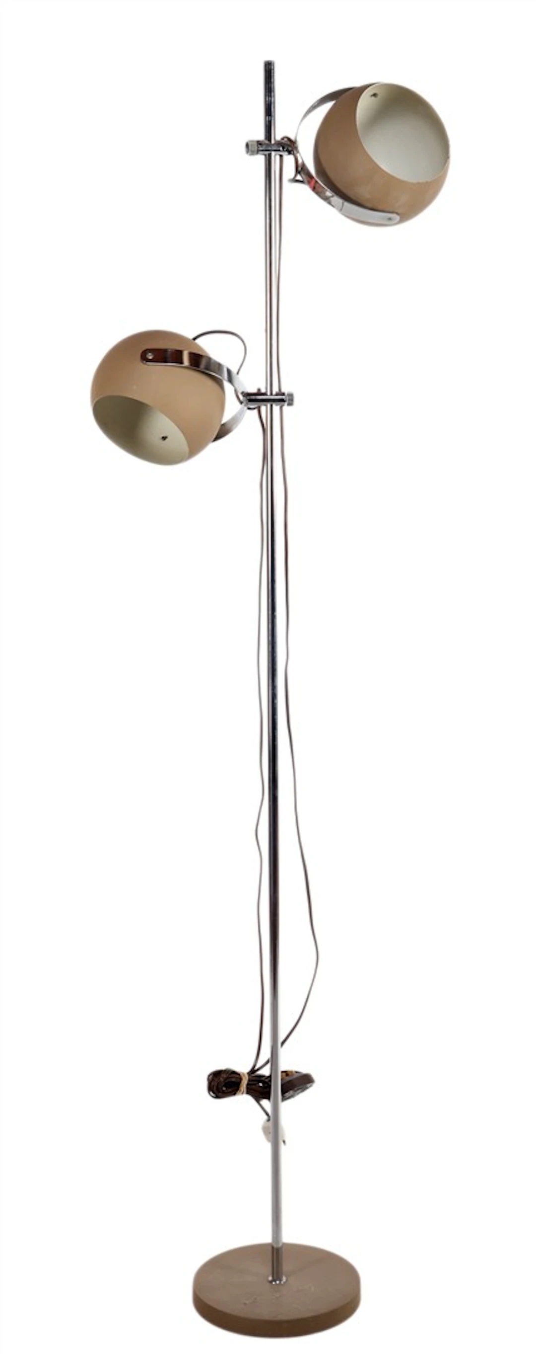 Staande lamp met 2 verstelbare bollen