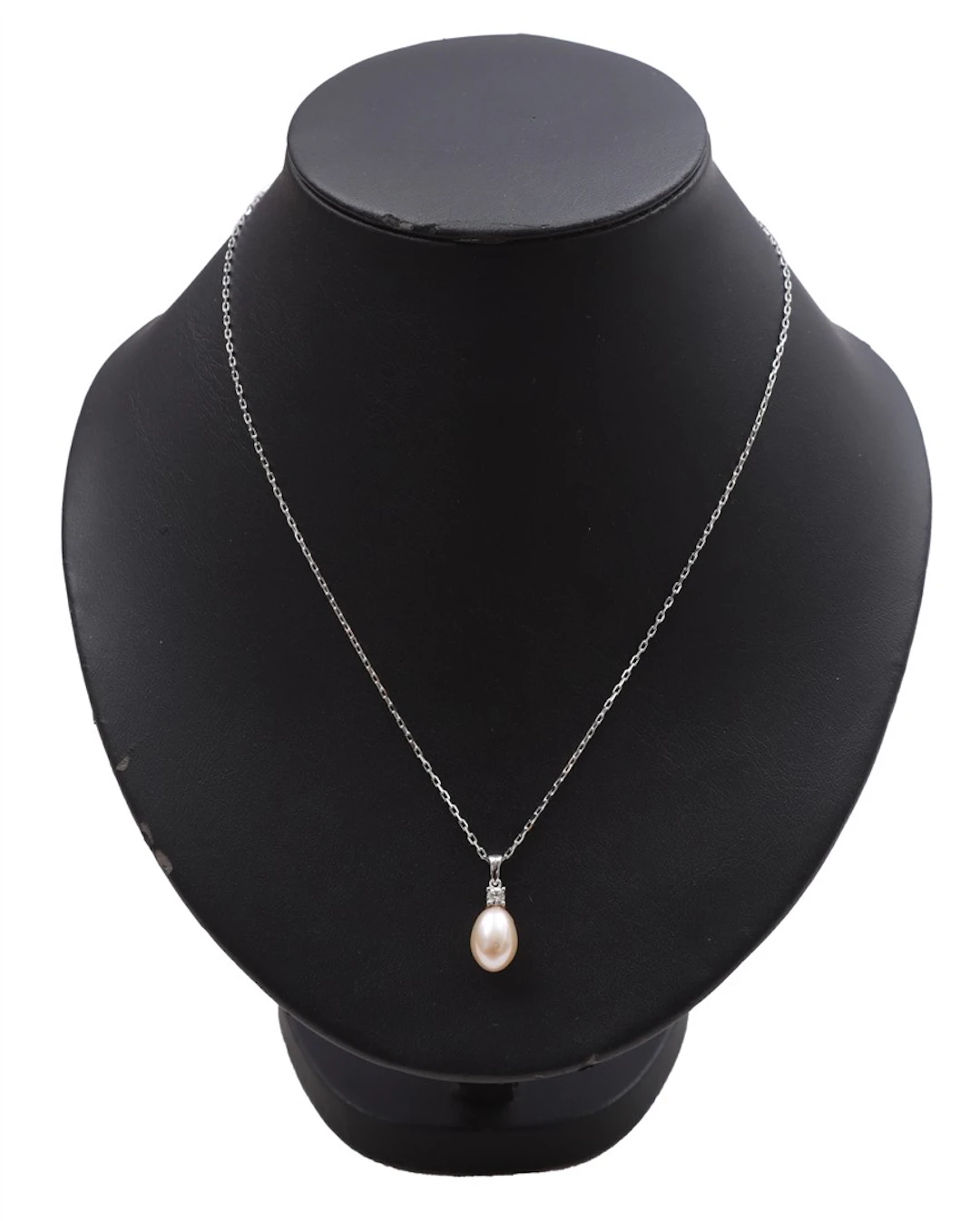 Witgouden collier