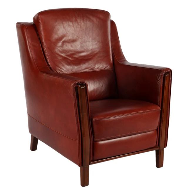 Lederen fauteuil