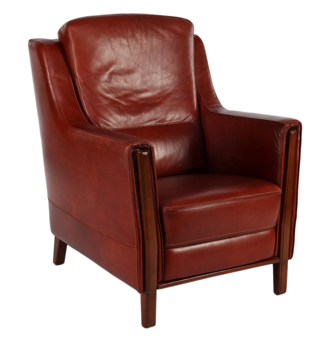 Lederen fauteuil