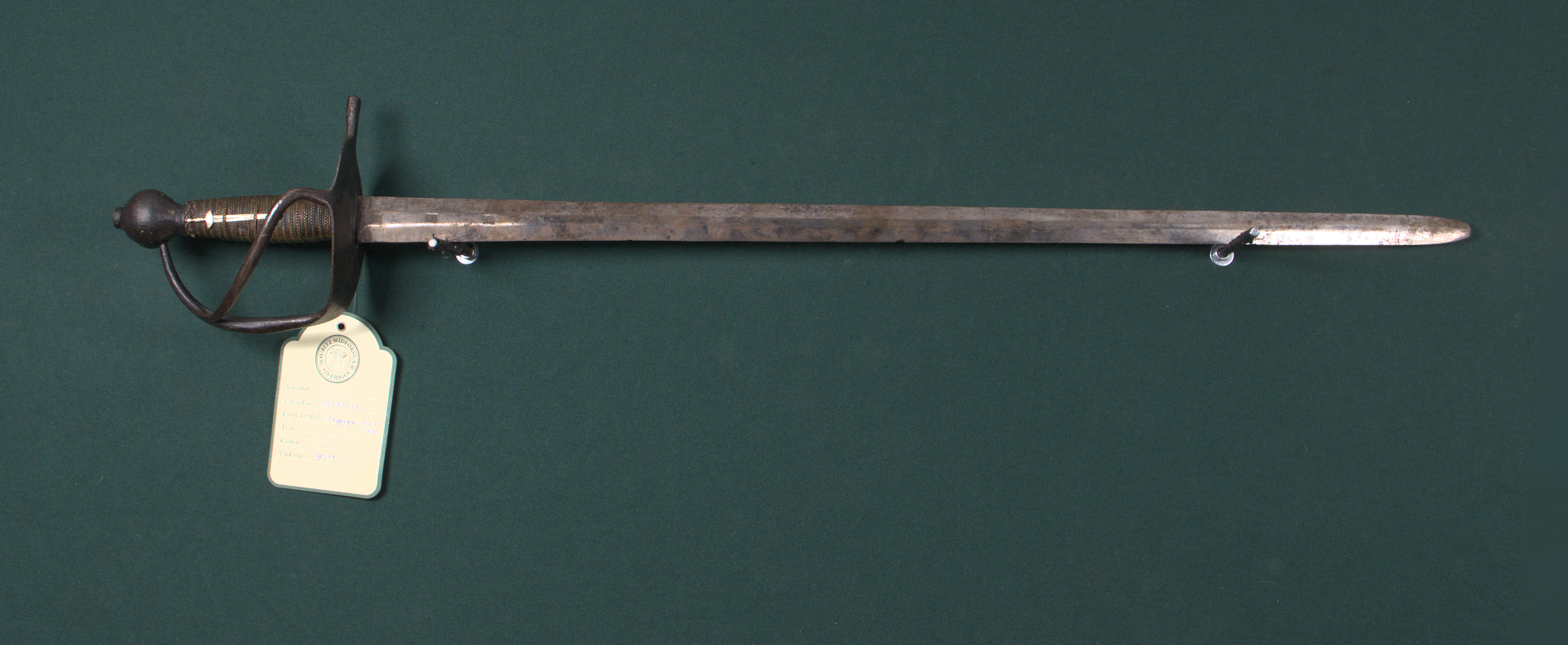 Huggvärja, svensk, m/1685-1832.