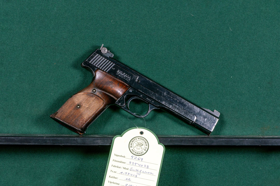Smith & Wesson modell 41 kal. 22LR #A137403 SE0011829.