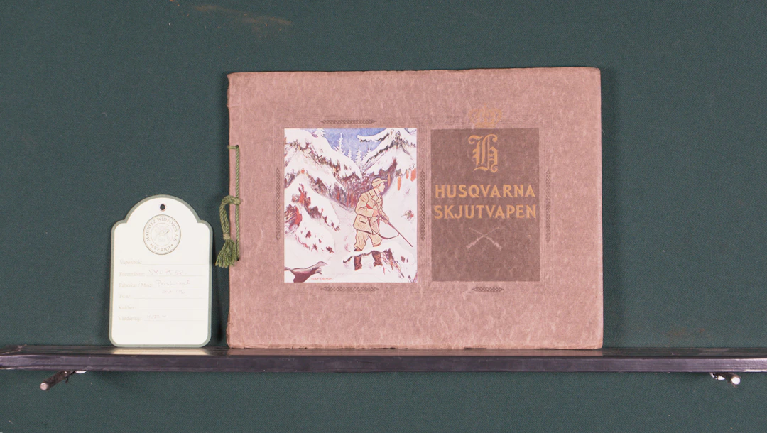 Priskurant Husqvarna Skjutvapen 1916. Special-Priskurant öfver Dubbelbössor