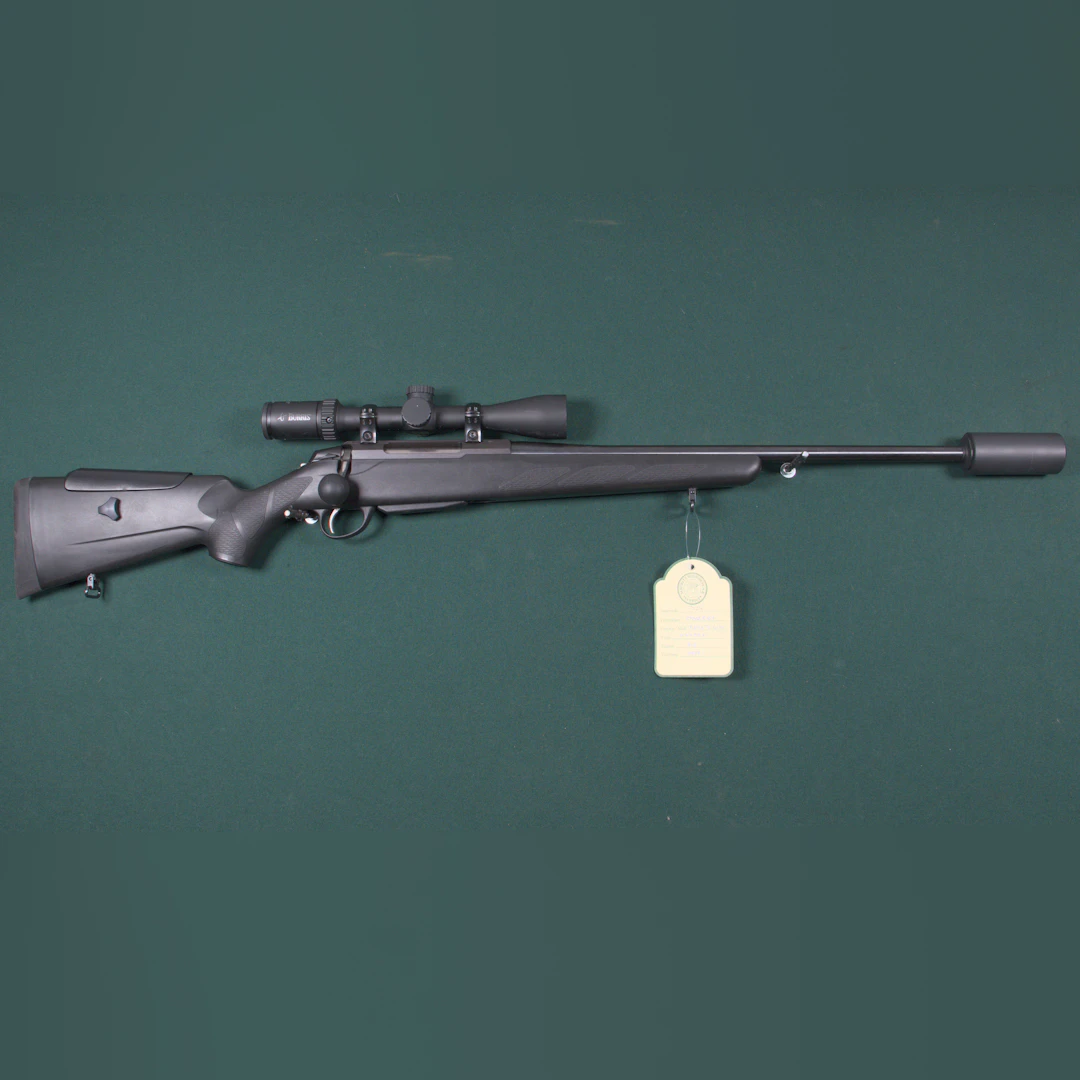 Tikka T3 Lite kal. 308 tillv.nr H77987 SE2449763 med ljuddämpare Ase