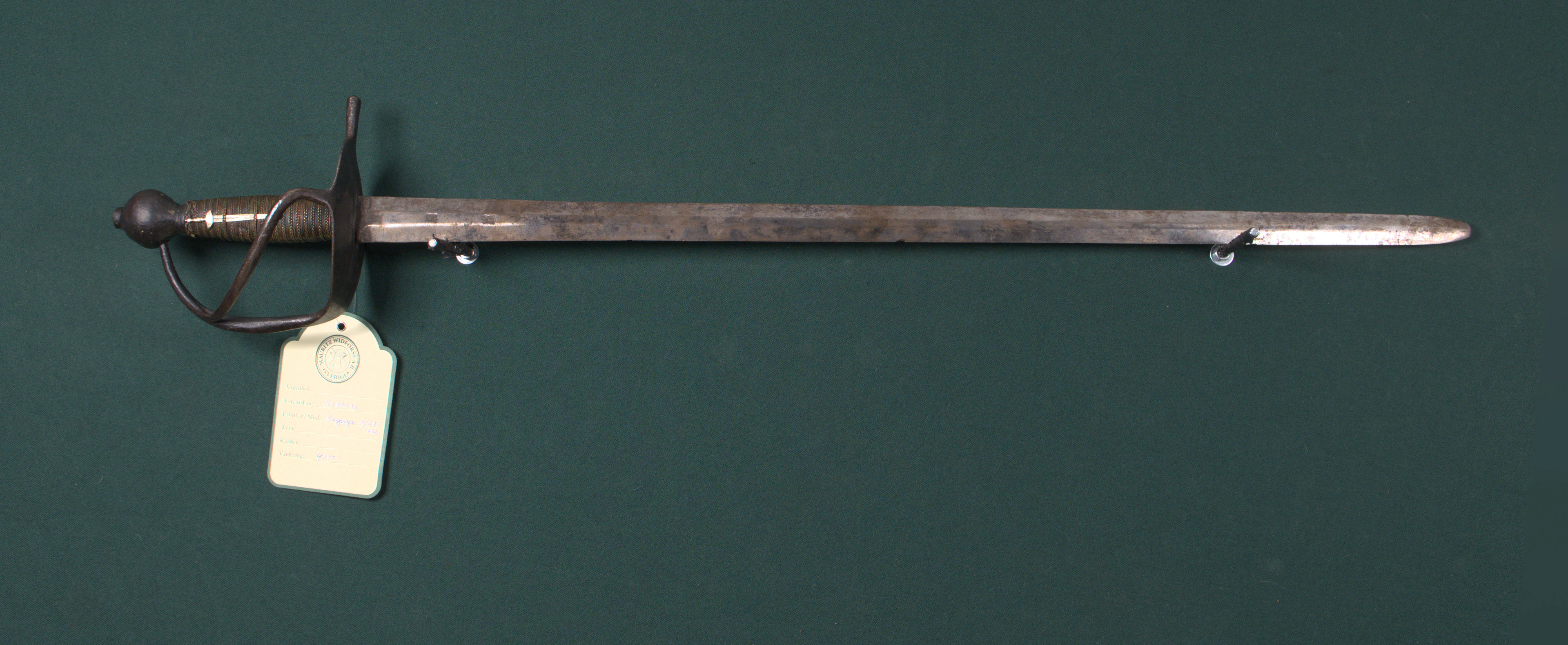 Huggvärja, svensk, m/1685-1832.
