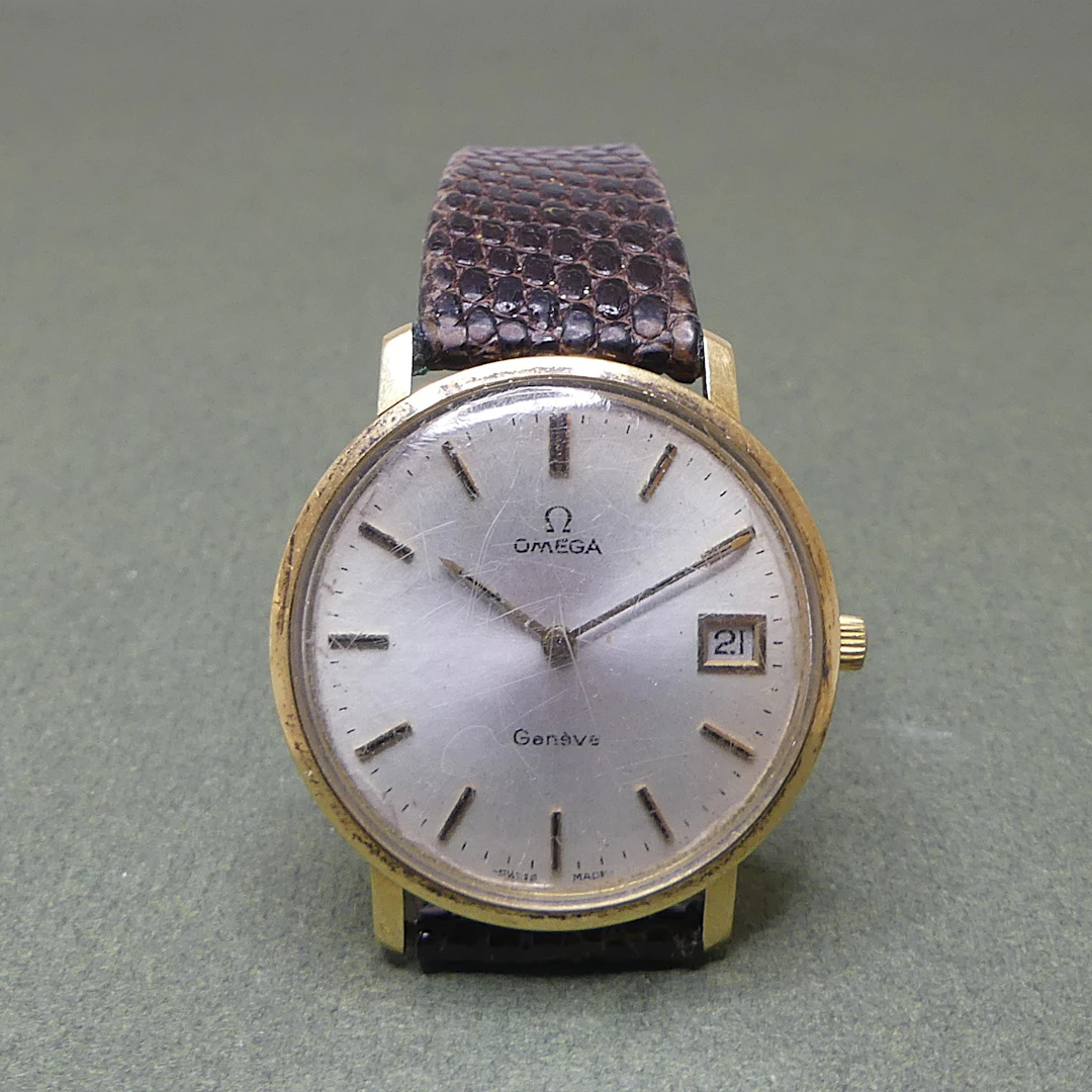 ARMBANDSUR, Omega, Geneve, 14 k.