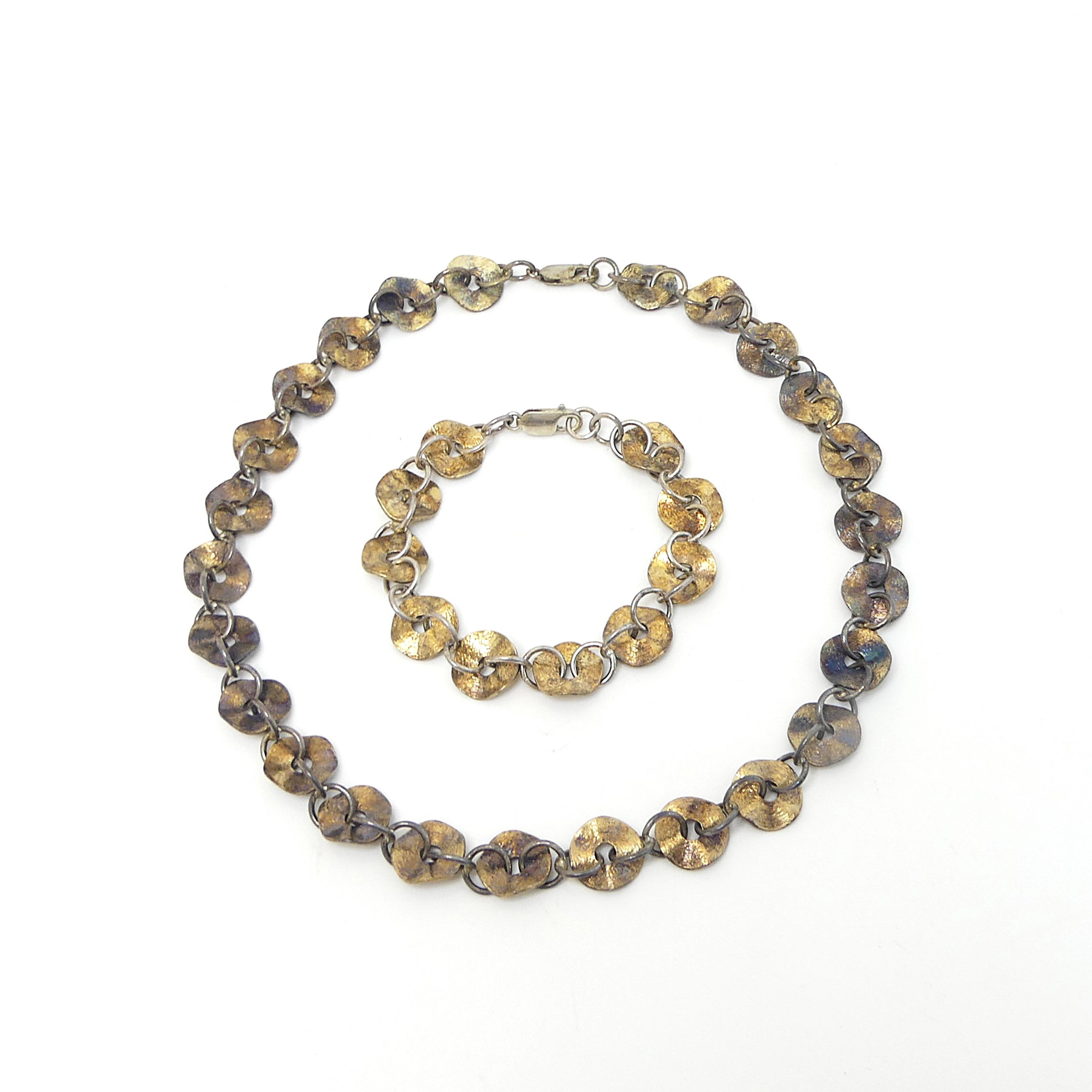 HALSBAND & ARMBAND, Jaz, silver 925.