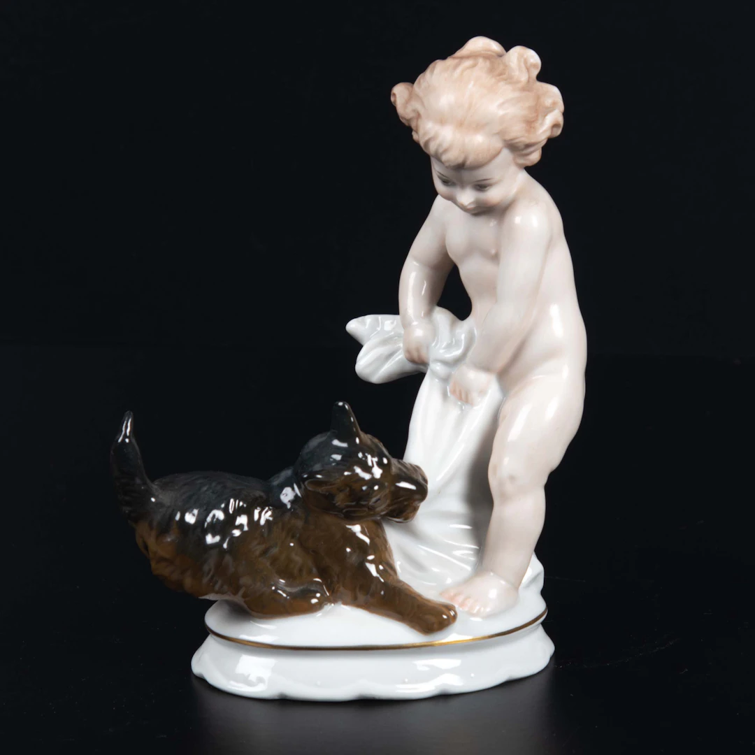MAX HERMANN FRITZ. PORSLINFIGURIN, ROSENTHAL.