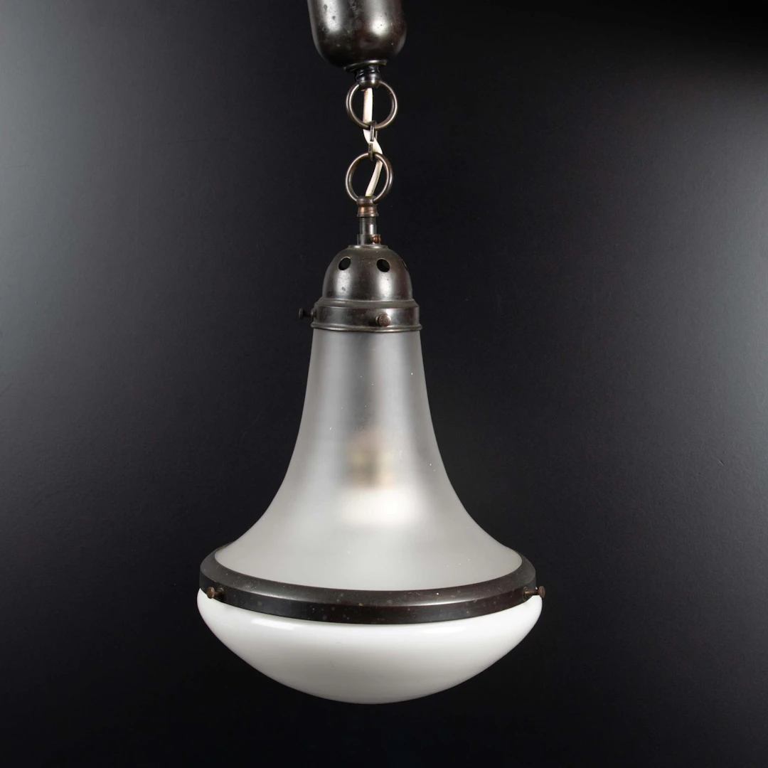"LUZETTE" AEG, GLAS, METALL, 1900-TALETS BÖRJAN.
