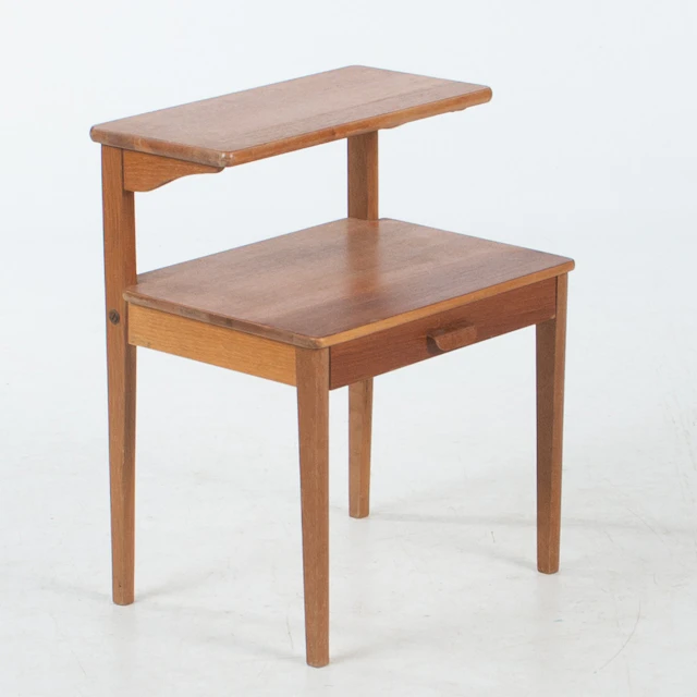 SÄNGBORD / TELEFONBORD , teak, 1950/60-tal.