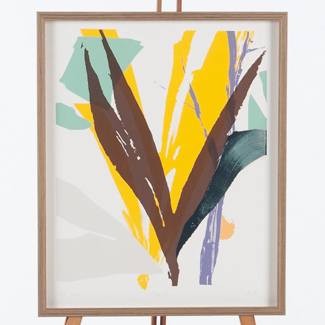MARCUS EEK. Silkscreen "Herbst" signerad samt numrerad 39/45.