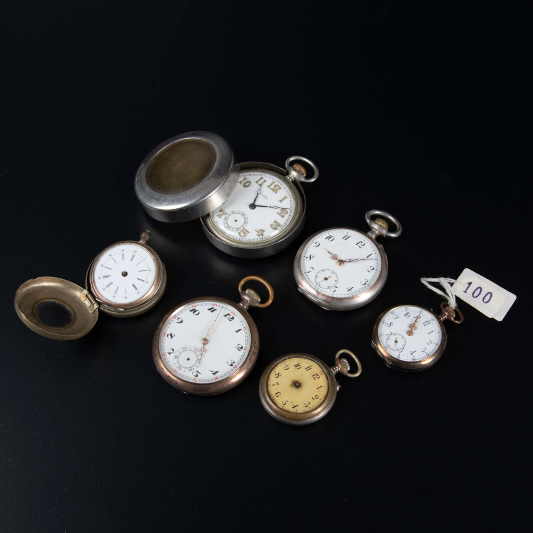 FICKUR, 6 st delvis silver.