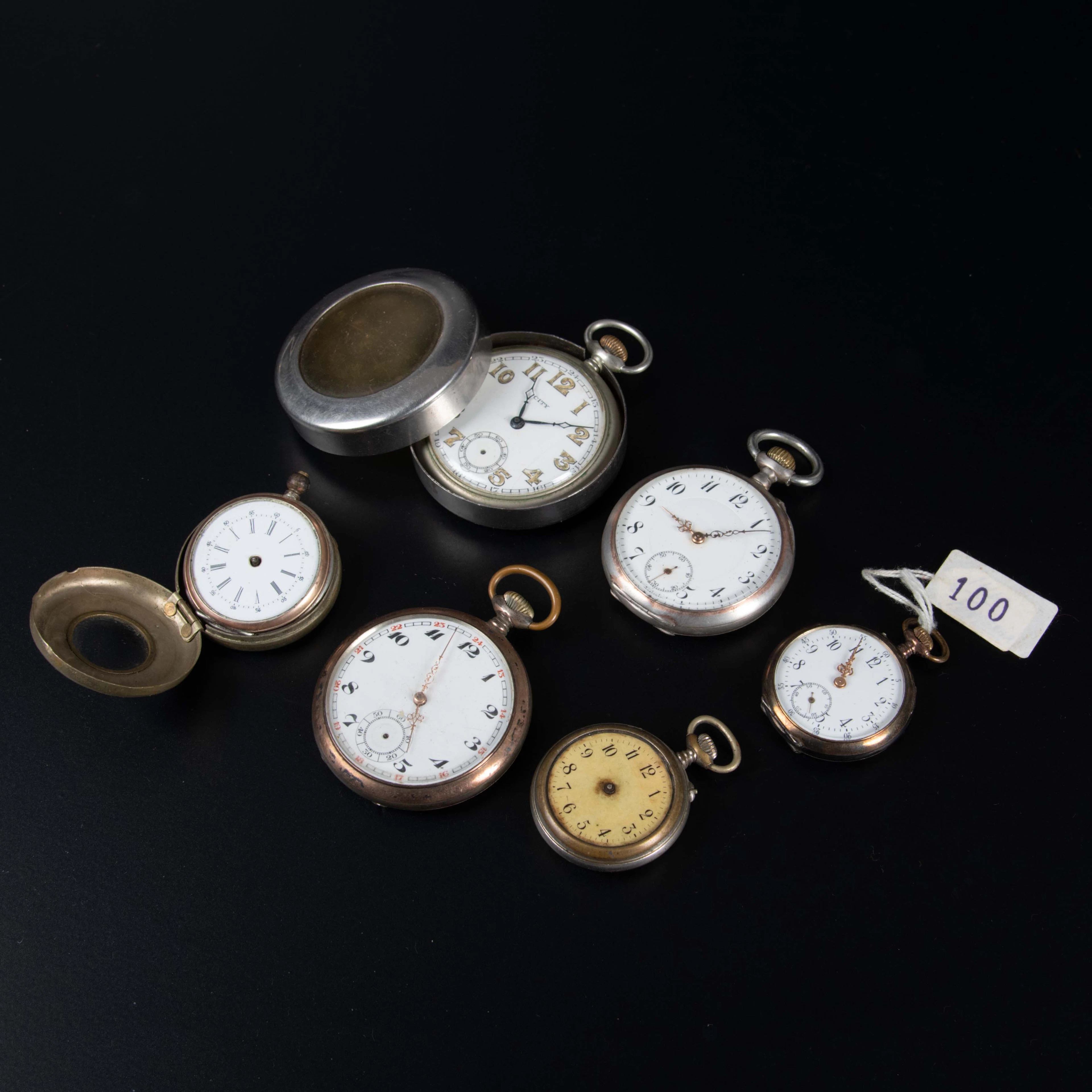 FICKUR, 6 st delvis silver.
