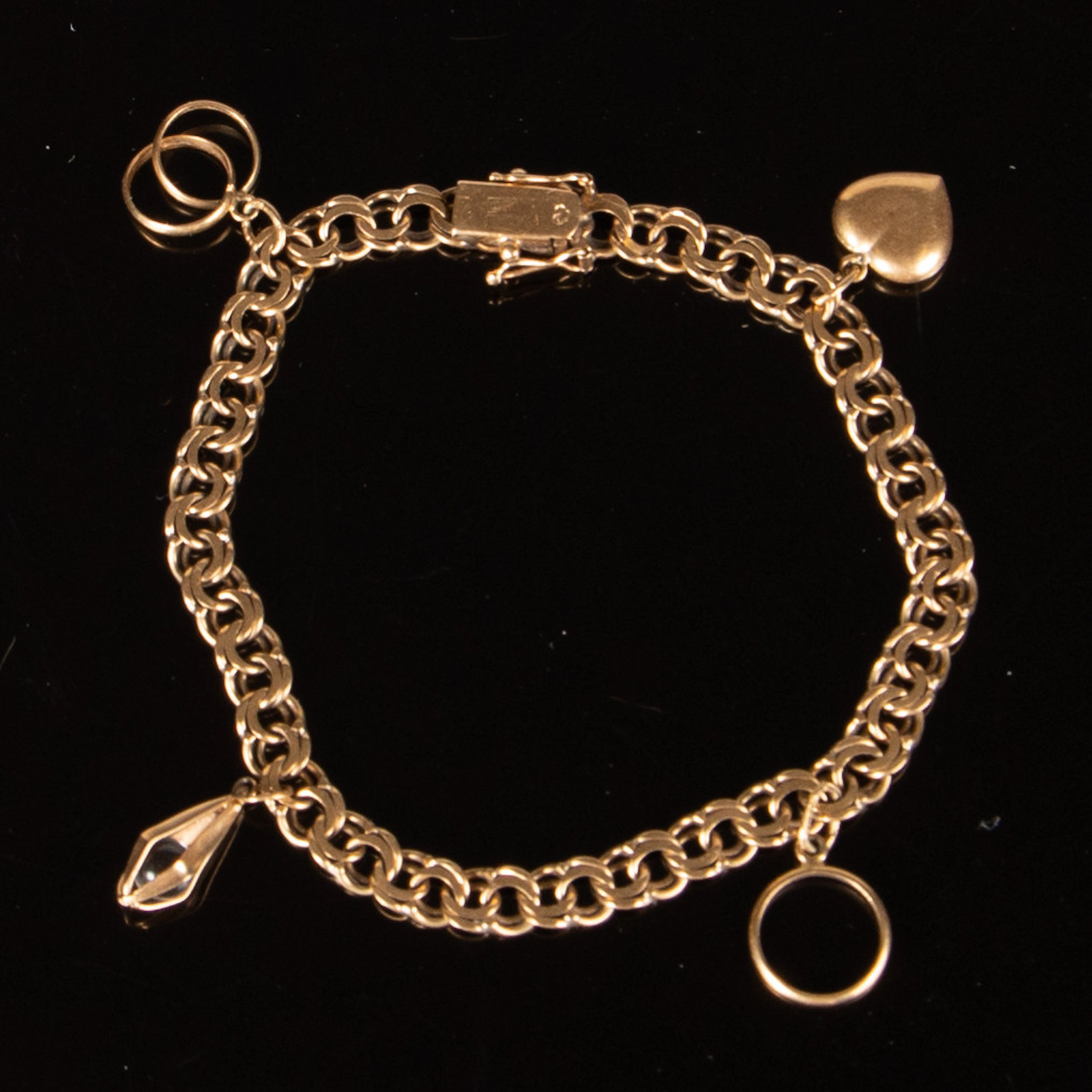 BERLOCKARMBAND 18 k guld, 12,63 g.