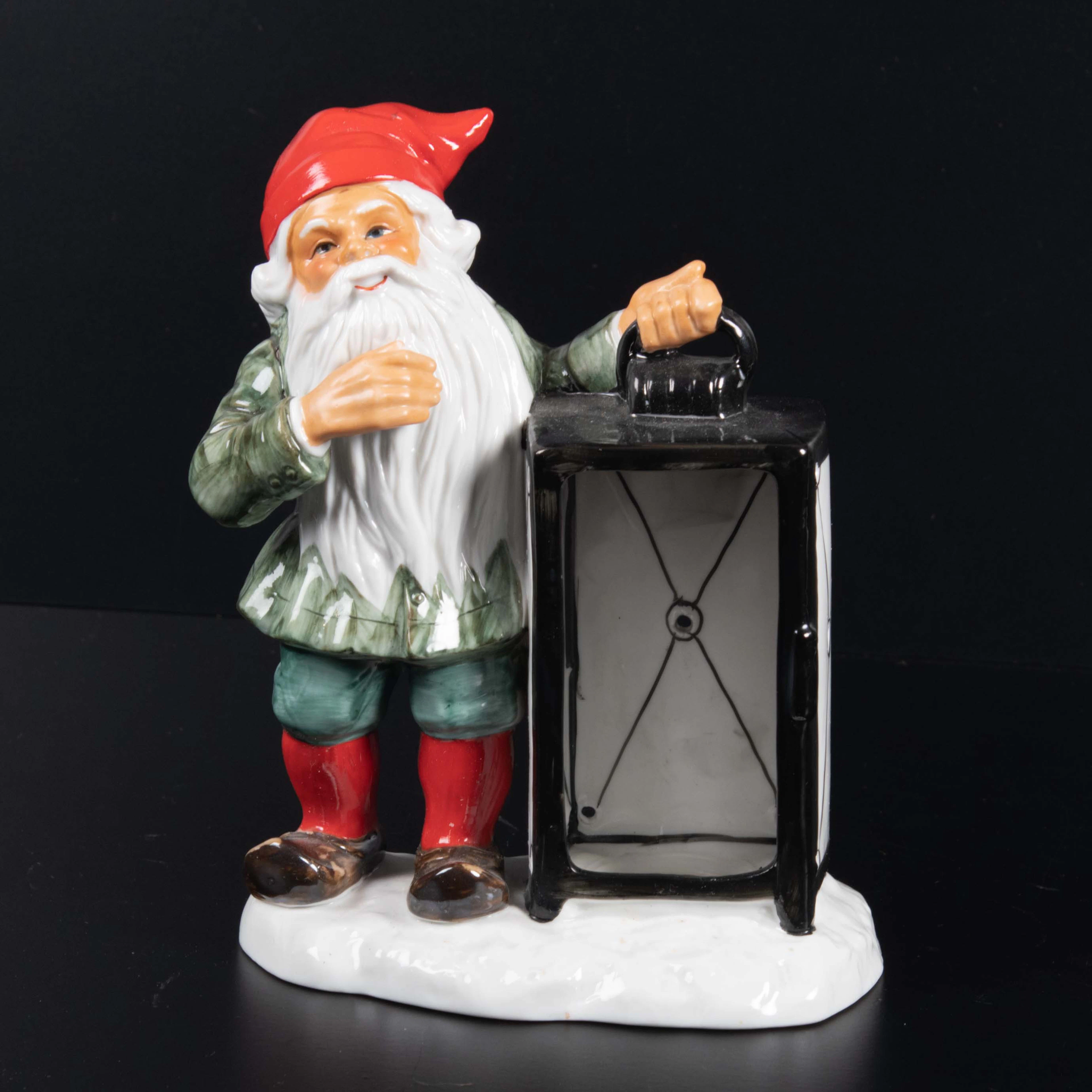 JENNY NYSTRÖM. EFTER. FIGURIN, Tomte med lykta.