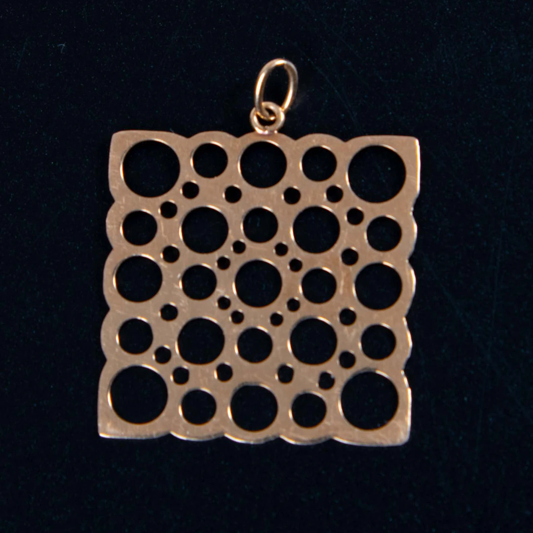 LIISA VITALI. Hänge, "Pitsi" 14K guld, Finland, 1900-talets andra hälft.