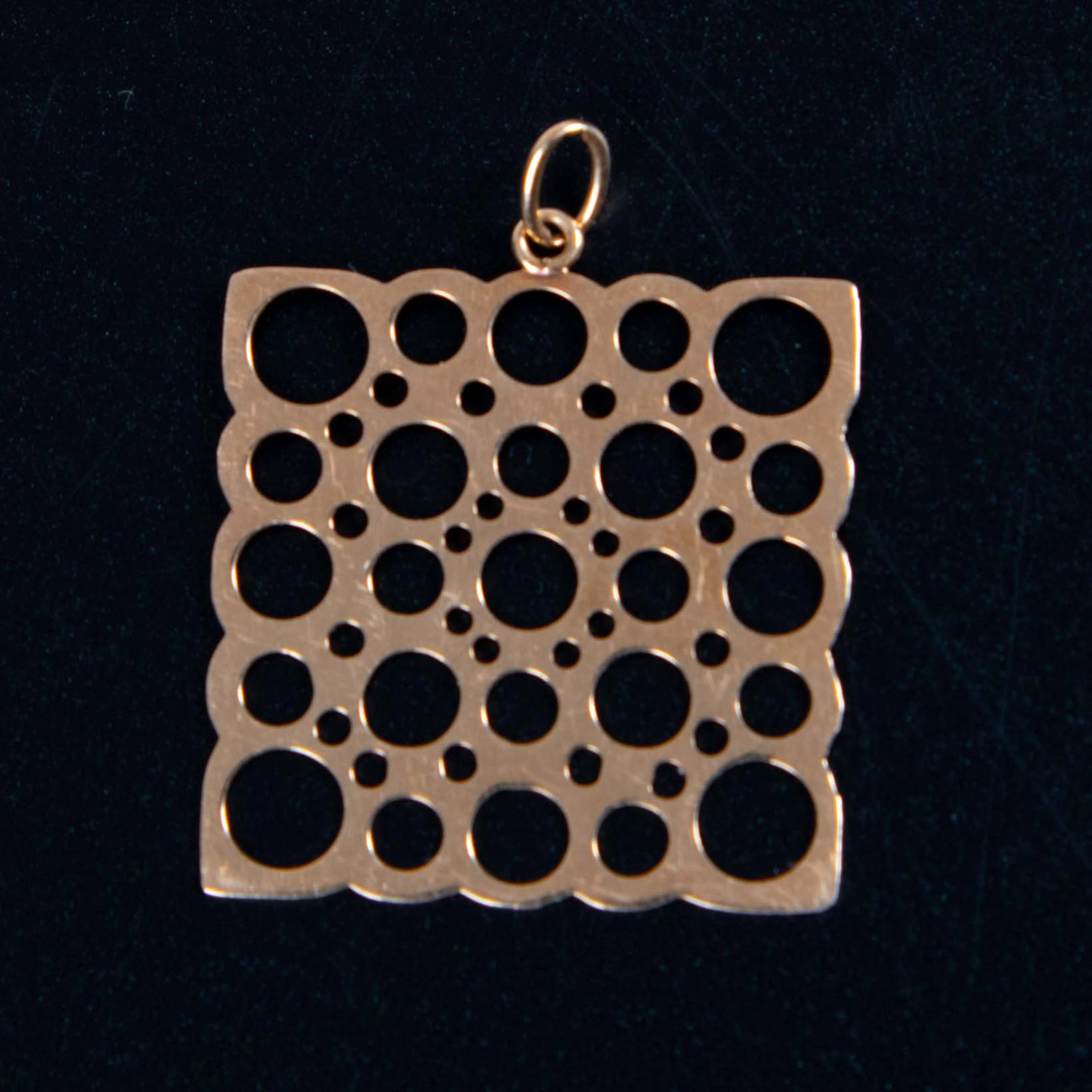 LIISA VITALI. Hänge, "Pitsi" 14K guld, Finland, 1900-talets andra hälft.