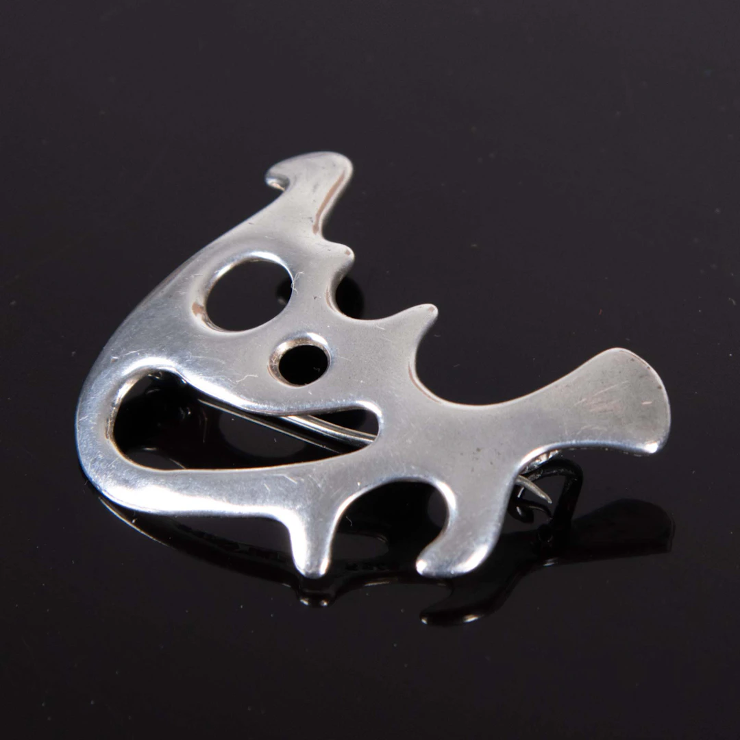 BROSCH. " Rypebrosje" Sterlingsilver, Juhls, Kautokeino, Norge.