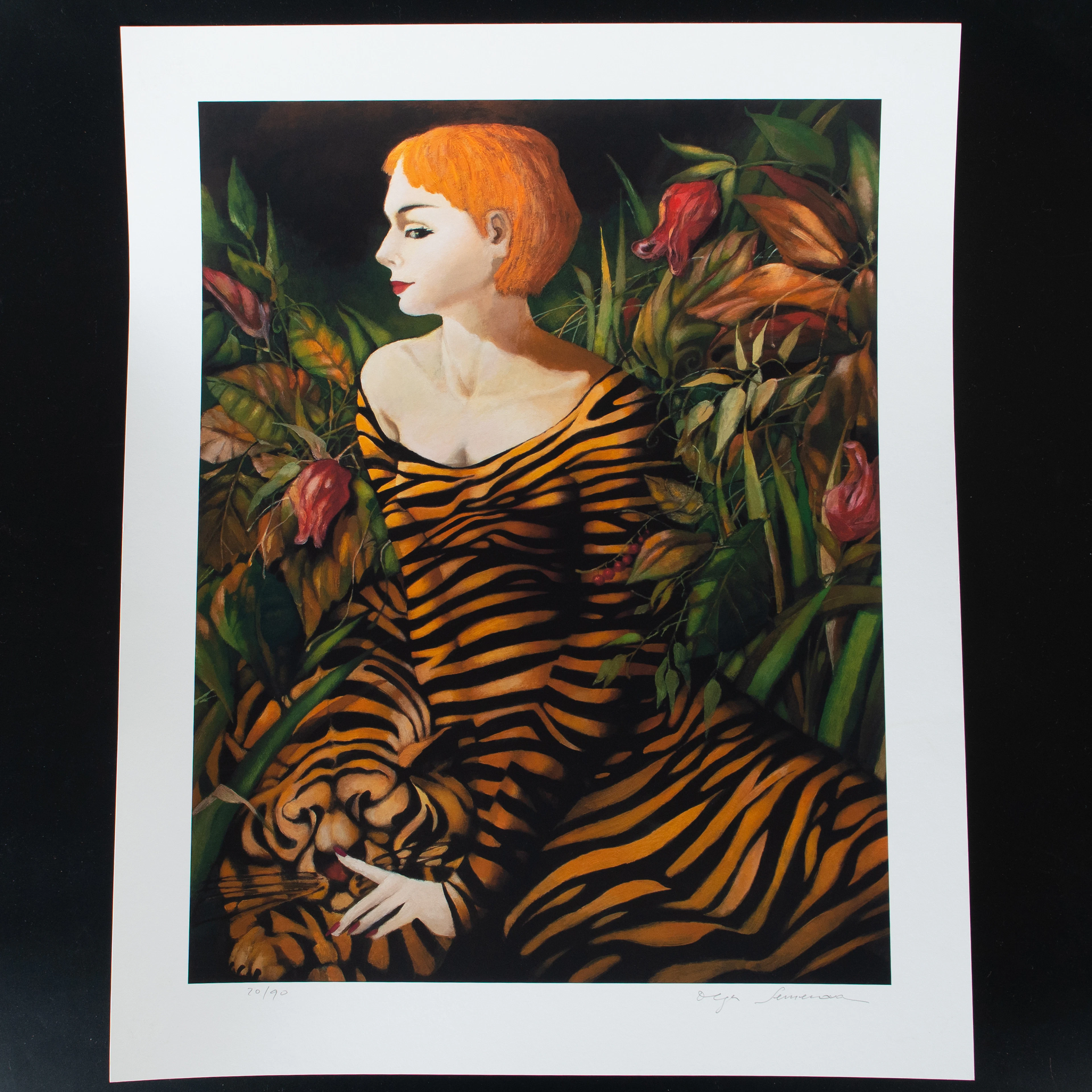 OLGA SEMENOVA. Pigment print, "The Wild", signerad och numrerad.