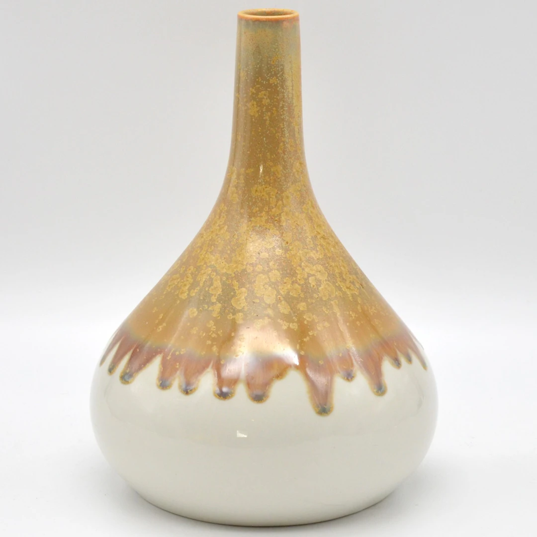 SGFARO MODERN, VASE, KERAMIK, GLASIERT, MODELL 1975, DEUTSCHLAND