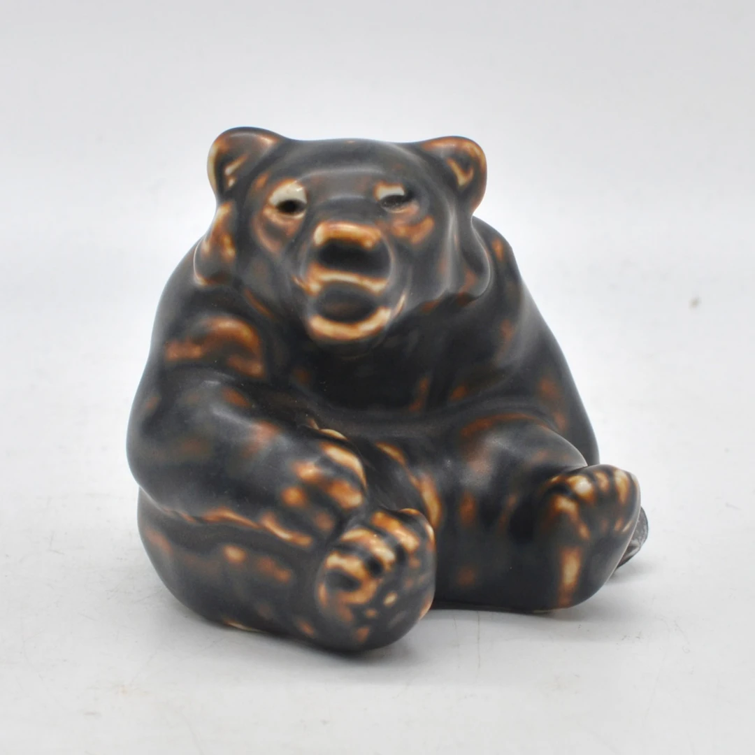 KNUD KYHN. ROYAL COPENHAGEN, BÄR (MODELLNUMMER 22748), SKULPTUR, STEINZEUG