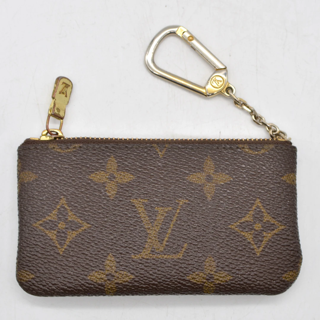 VINTAGE SCHLÜSSELETUI "POCHE CLÉS", MONOGRAM CANVAS, ZWISCHEN 1980 UND 1990.