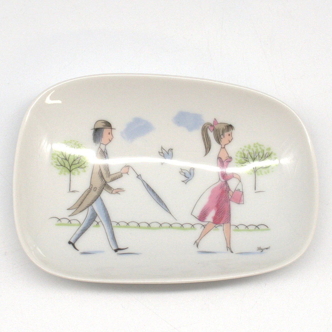 RAYMOND PEYNET. PORZELLAN SCHALE ROSENTHAL.