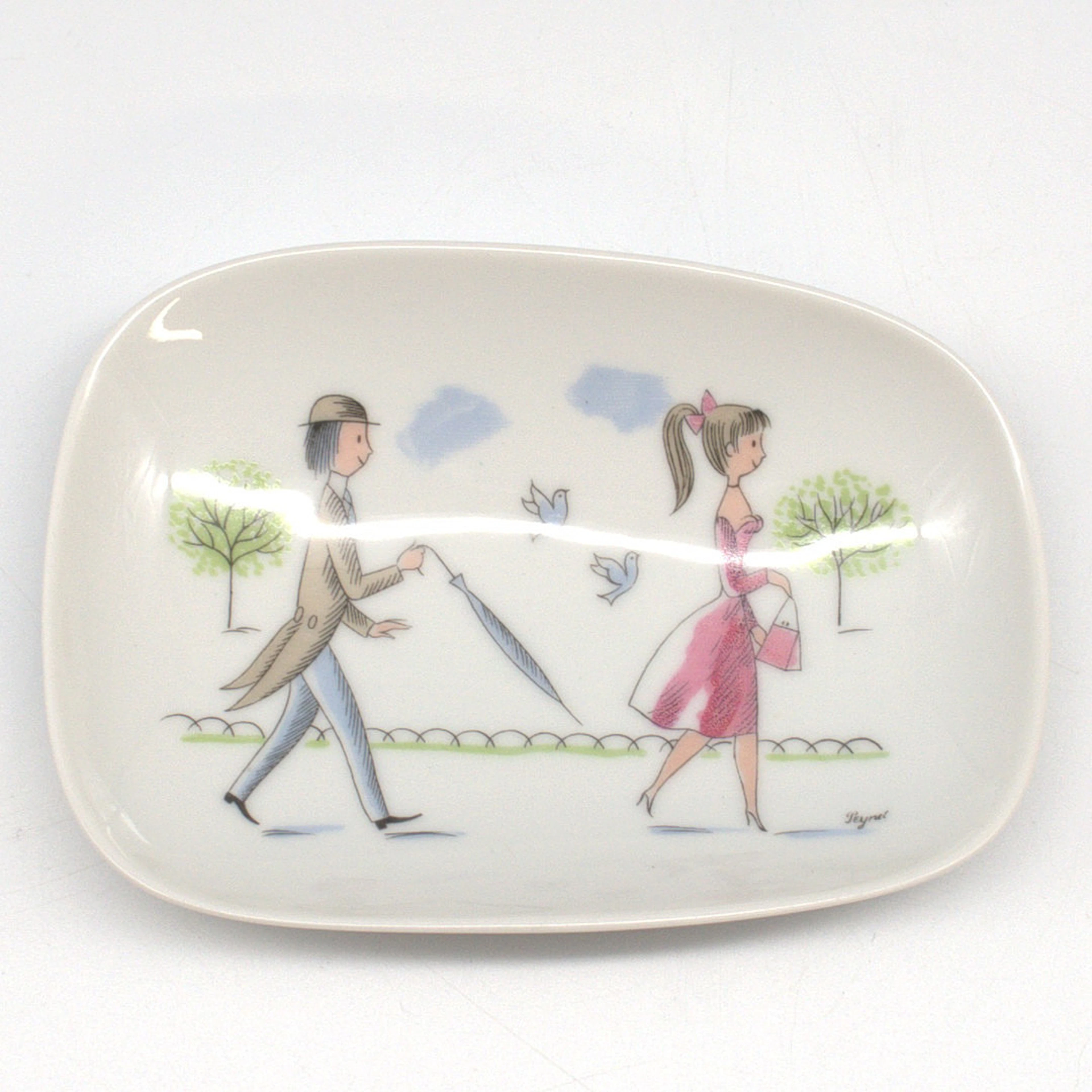 RAYMOND PEYNET. PORZELLAN SCHALE ROSENTHAL.