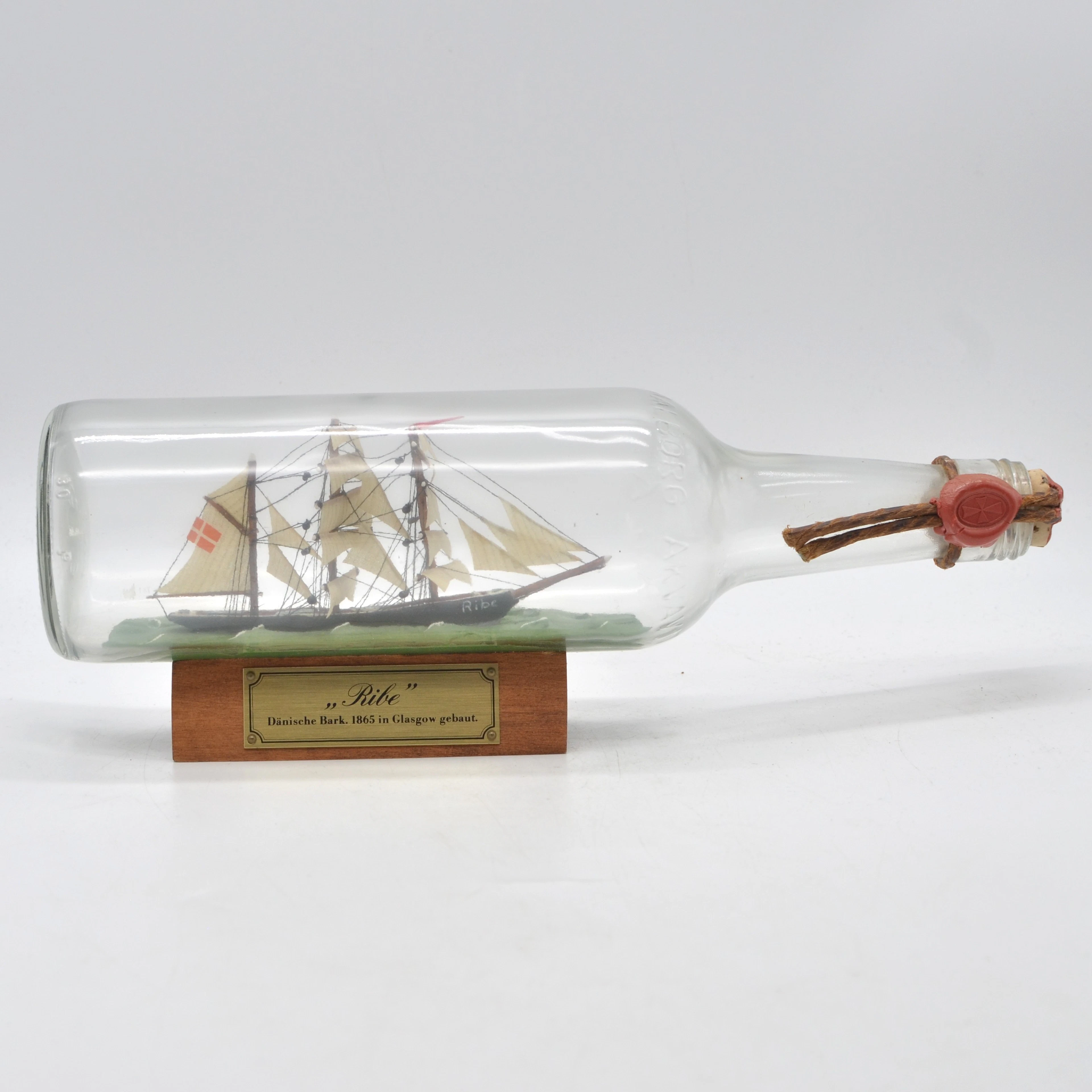 BUDDELSCHIFF, "RIBE", DÄNISCHE BARK, 1865, SCHOTTLAND (GLASGOW ).