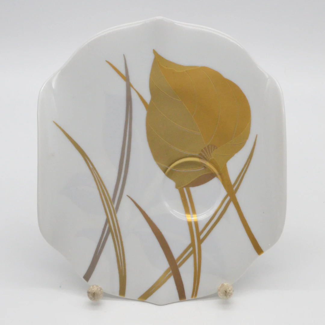 GISELA MÜLLER-BEHRENDT. ROSENTHAL, UNTERTASSE, PORZELLAN, "KÜNSTLERTASSE