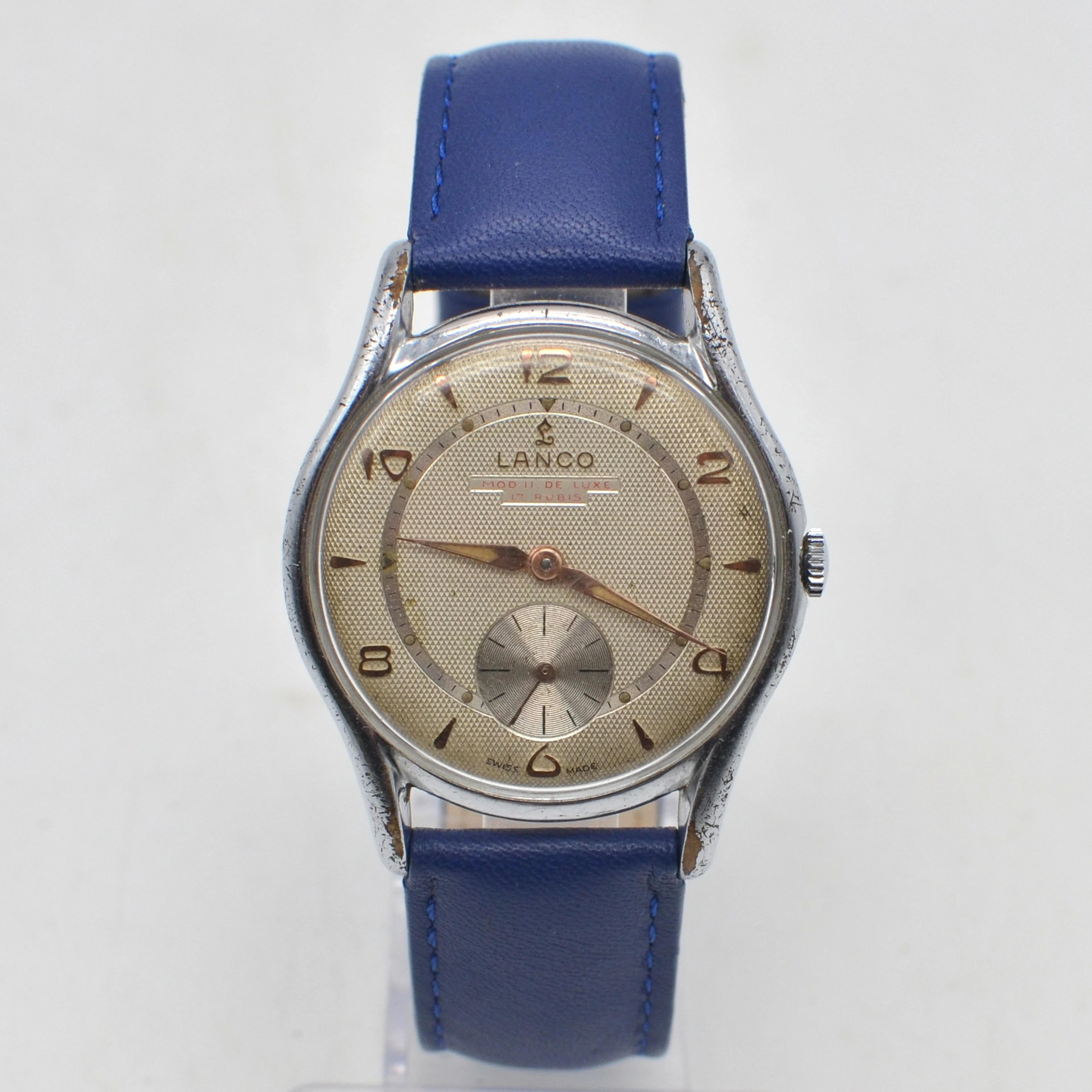 LANCO, MOD. 11 DE LUXE, 352, 17 RUBIS, ARMBANDUHR, SWISS MADE, MIT