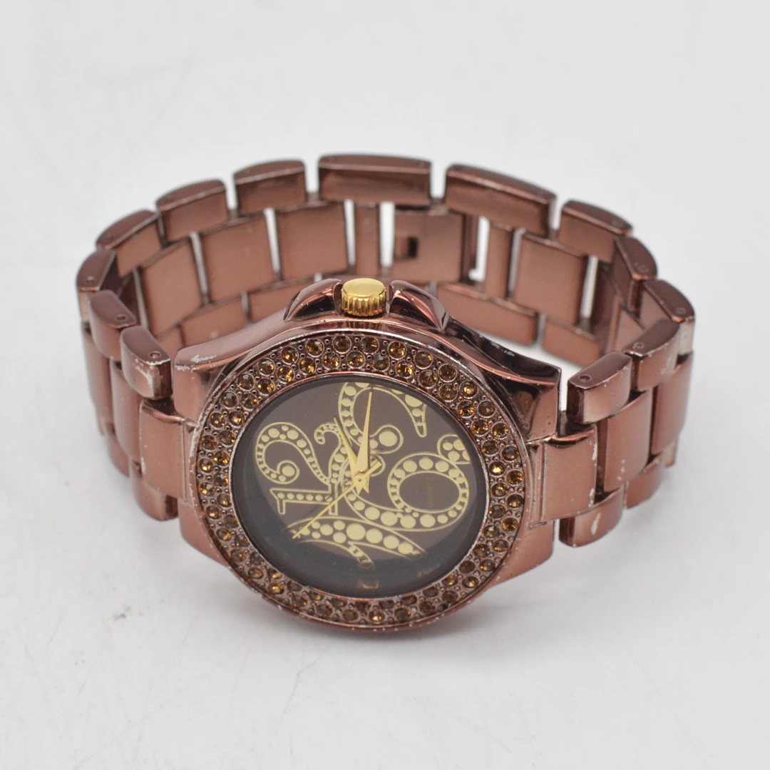 XOXO, MODISCHE ARMBANDUHR, EDELSTAHL MIT FARBSTEINEN BESETZT, QUARTZ