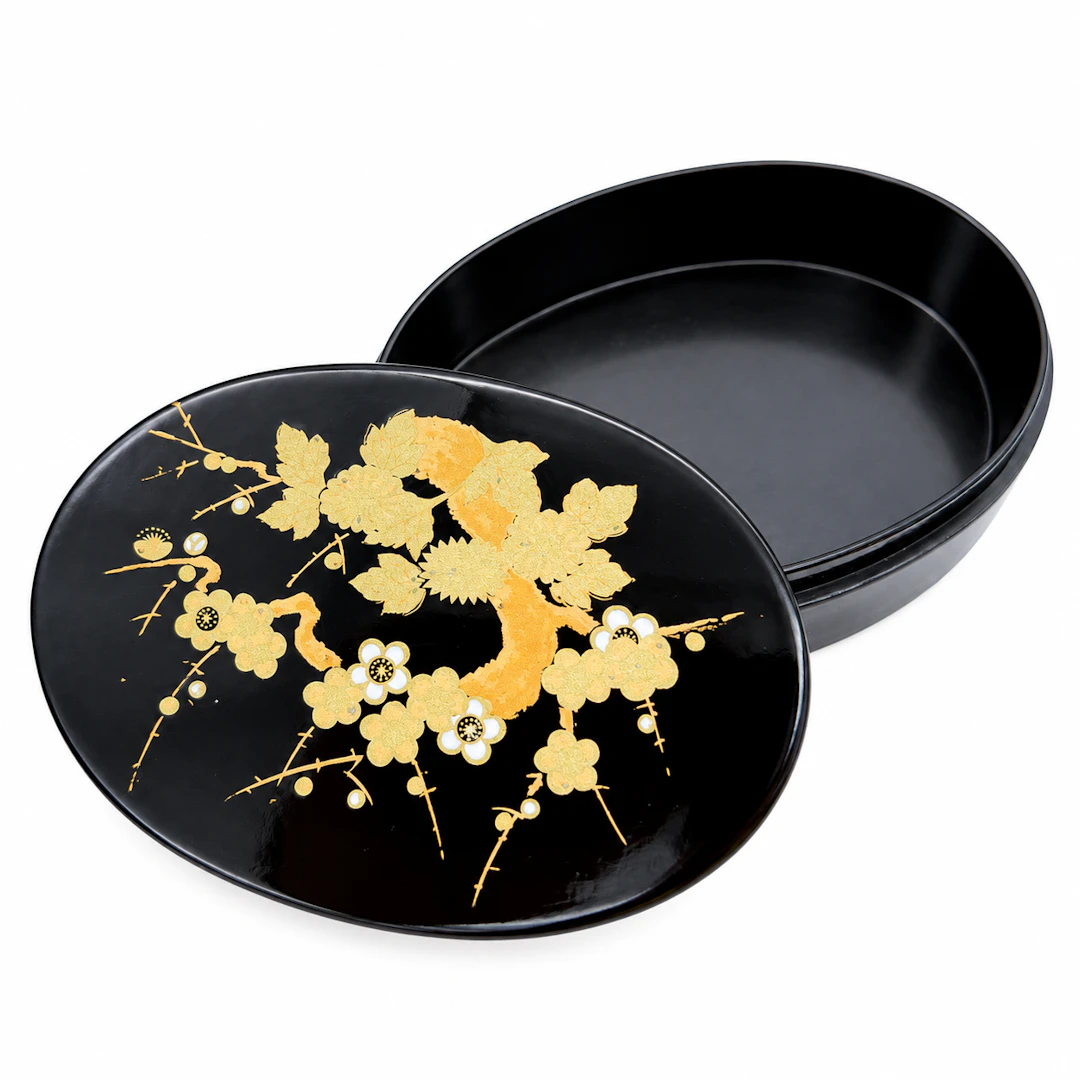 LACKDOSE MIT BLUMENMOTIV JAPAN.