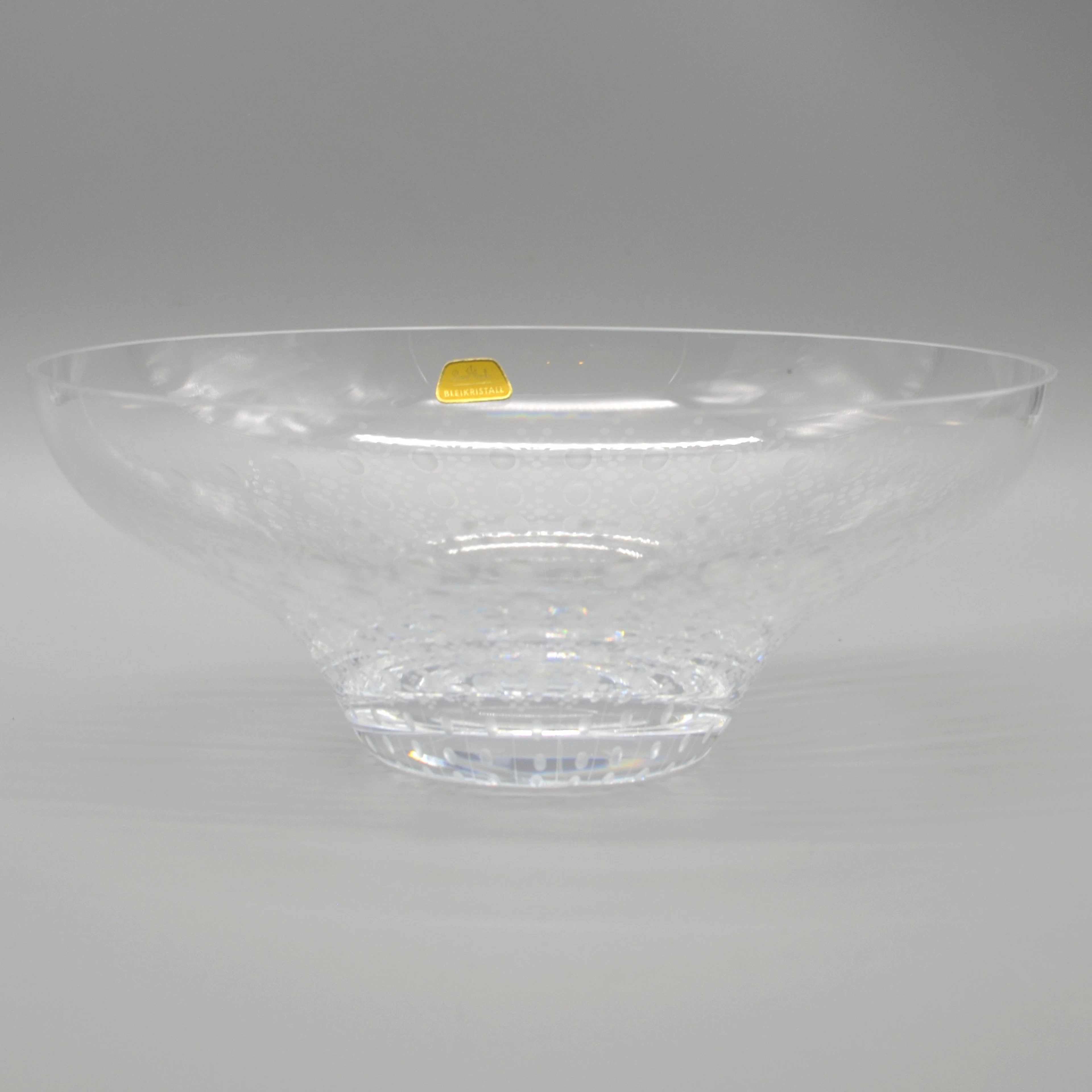 BJØRN WIINBLAD. ROSENTHAL, "ROMANZE", DESIGNERSCHALE, BLEIKRISTALLGLAS