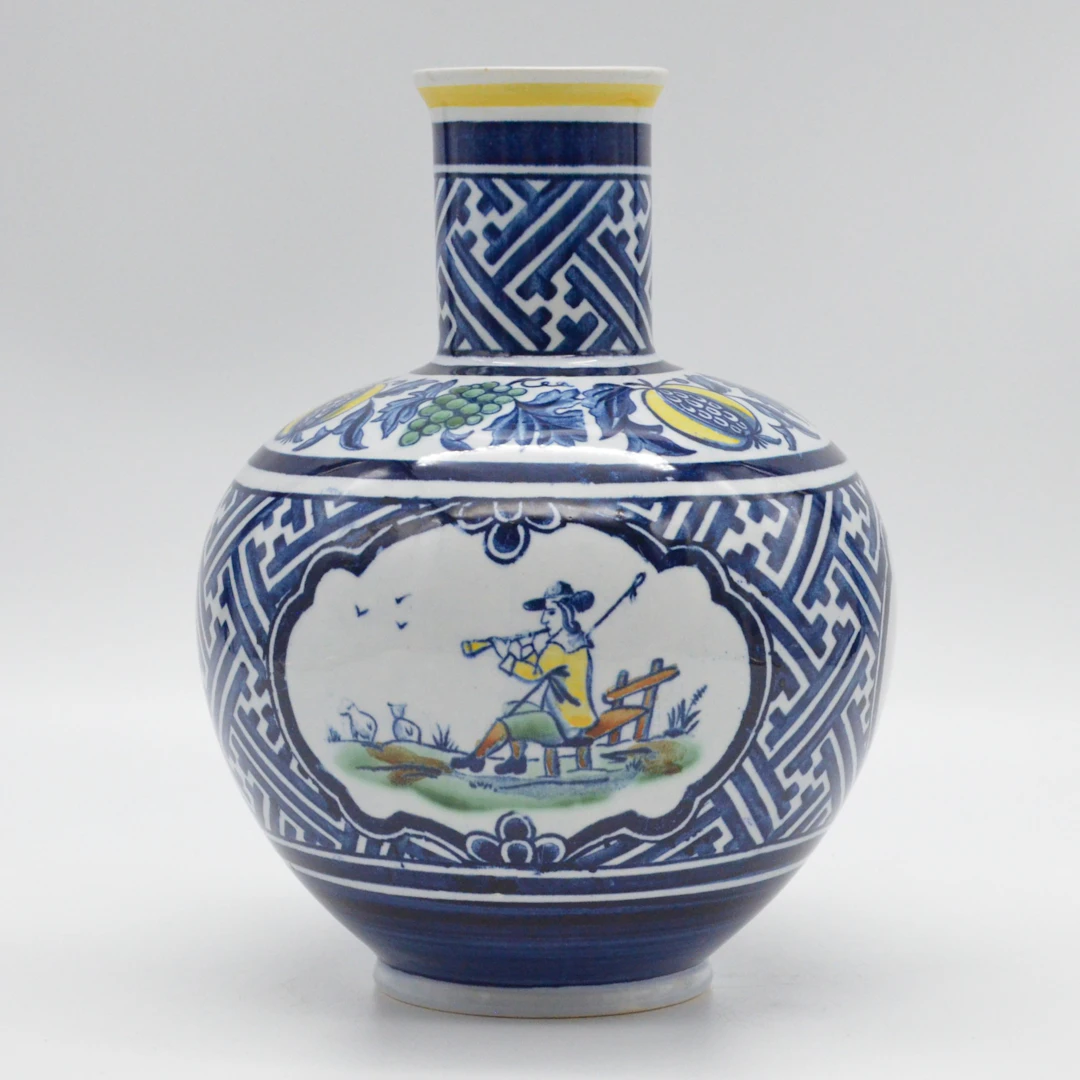 VILLEROY & BOCH METTLACH, "HAARLEM", BAUCHVASE AUS PORZELLAN, FORMNUMMER