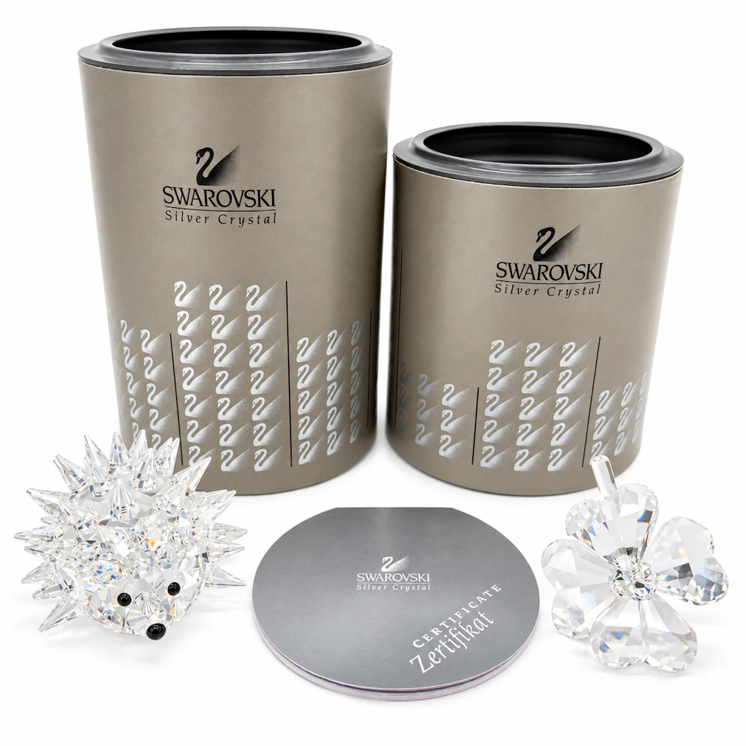 2 X SWAROVSKI KRISTALLGLAS FIGUREN OVP ORIGINALVERPACKUNG ZERTIFIKAT
