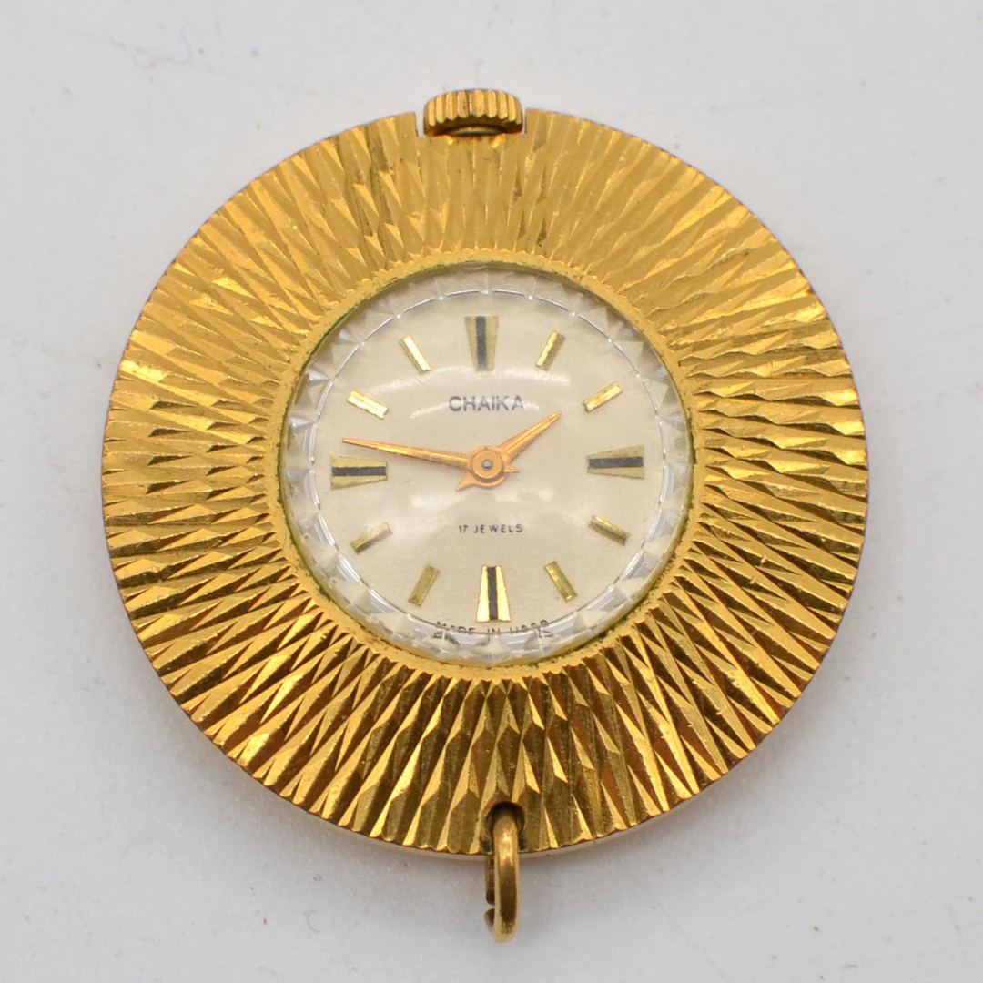 CHAIKA, UHR, 17 JEWELS, VERGOLDETES GEHÄUSE "AU5", STRUKTUROBERFLÄCHE