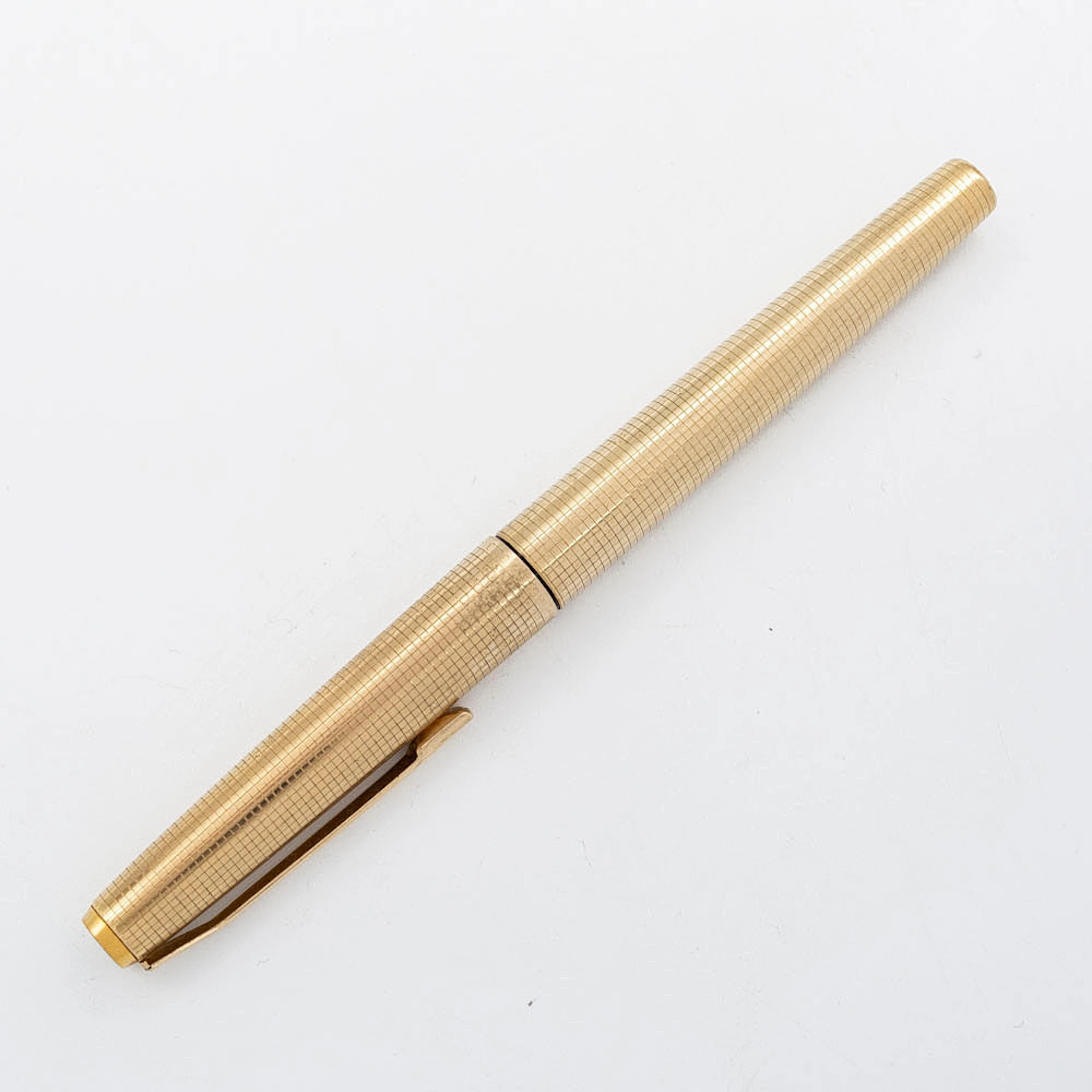 PELIKAN, FÜLLFEDERHALTER, 18 KARAT GELBGOLD FEDER, ROLLED GOLD, MIT