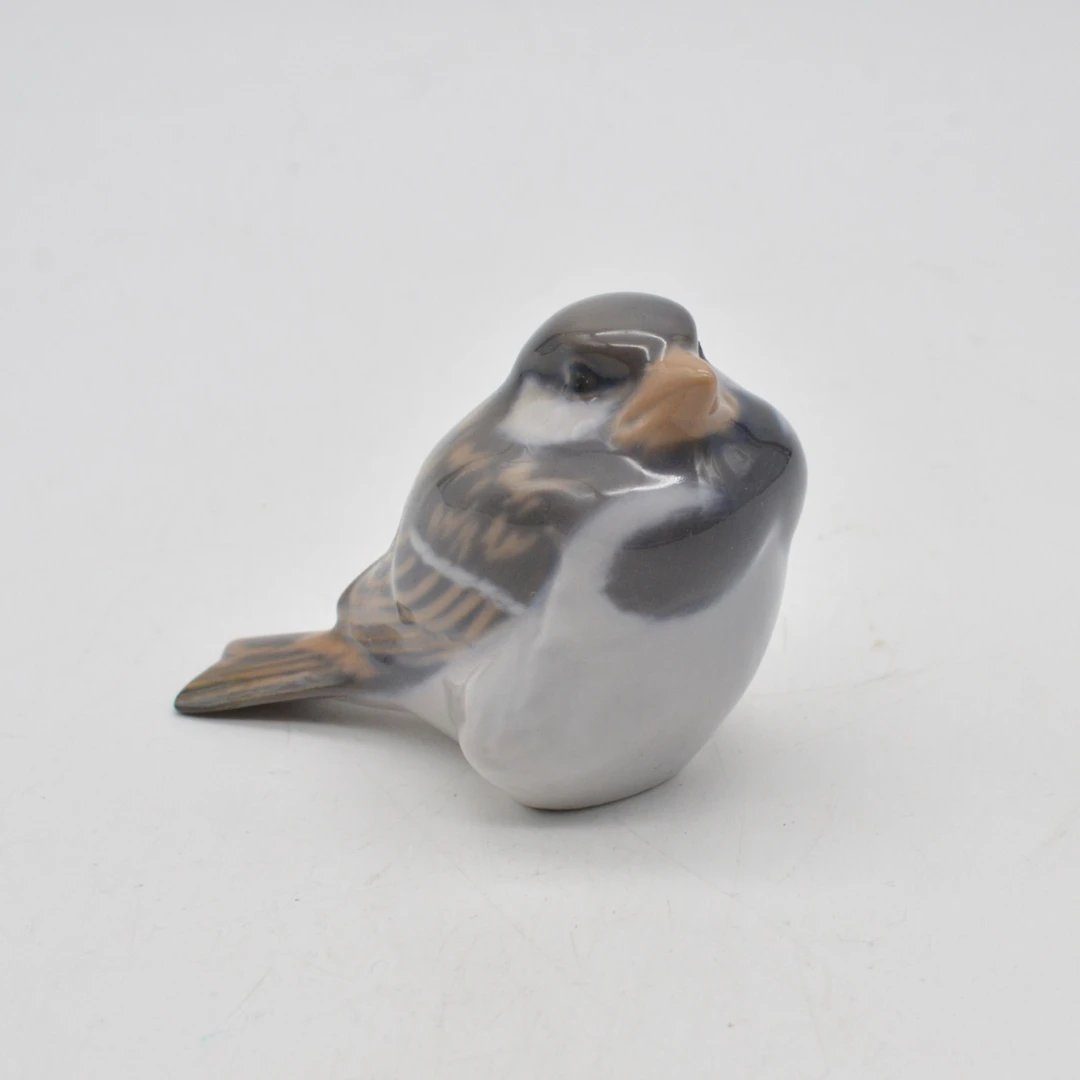 ROYAL COPENHAGEN "SPARROW", NO. 1519, PORZELLAN FIGUR, DÄNEMARK, VINTAGE.