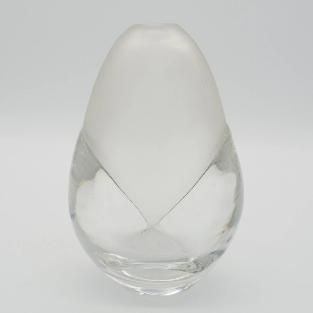 MATS JONASSON. SCHWEDISCHE BLEIKRISTALLVASE, „SIGNATUR COLLECTION“