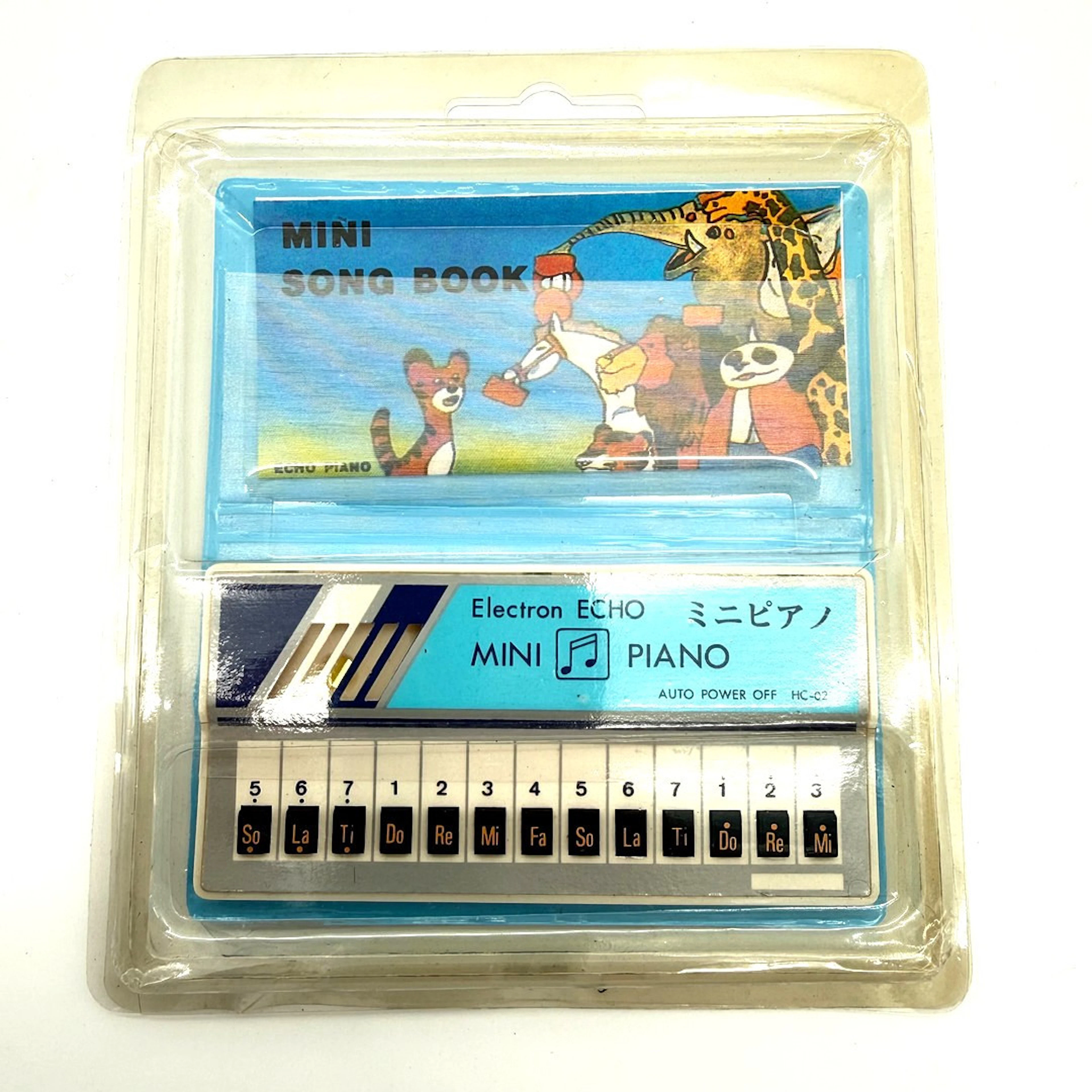 MINI SONG BOOK ECHO PIANO SPIELZEUG-TASCHENKEYBOARD NEU OVP 1980ER TAIWAN.