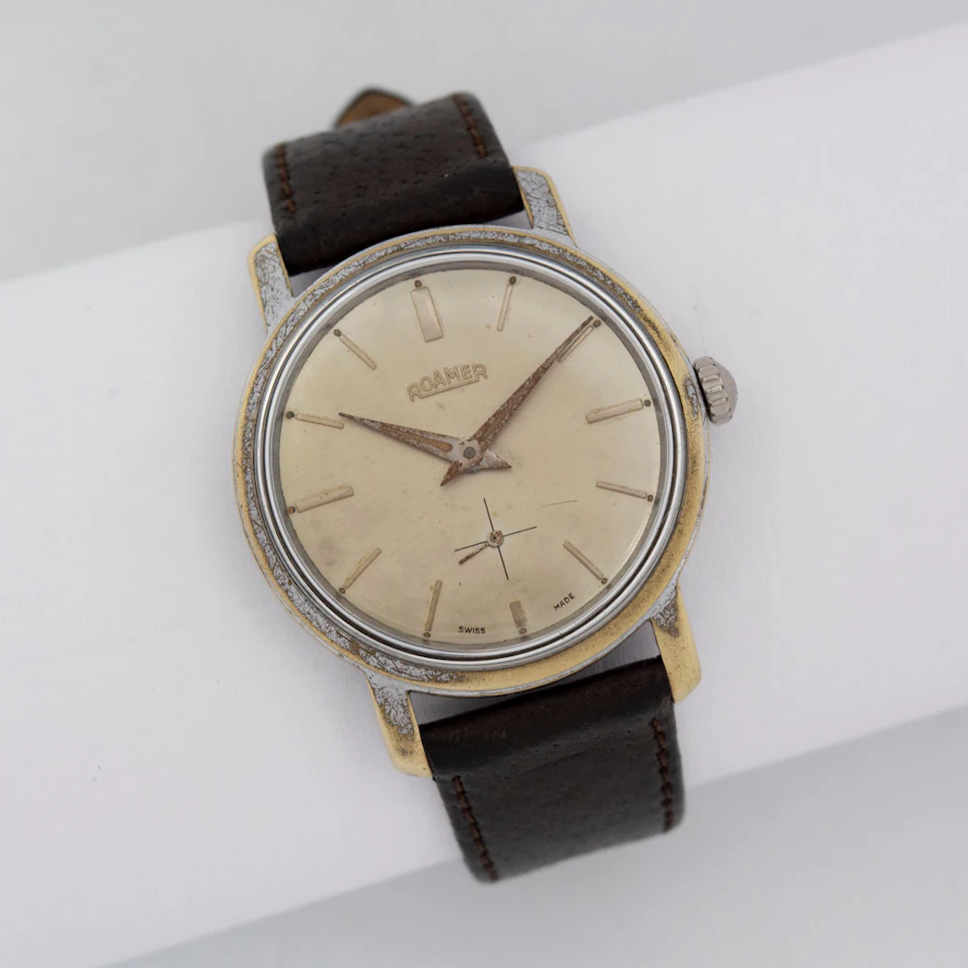 ROAMER, BREVETÉ, HERRENARMBANDUHR MIT HANDAUFZUG, EDELSTAHGEHÄUSE