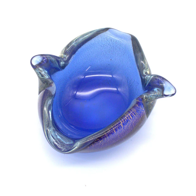 ARCHIMEDE SEGUSO. MURANO VINTAGE MIDCENTURY GLASSCHALE VON UM 1950