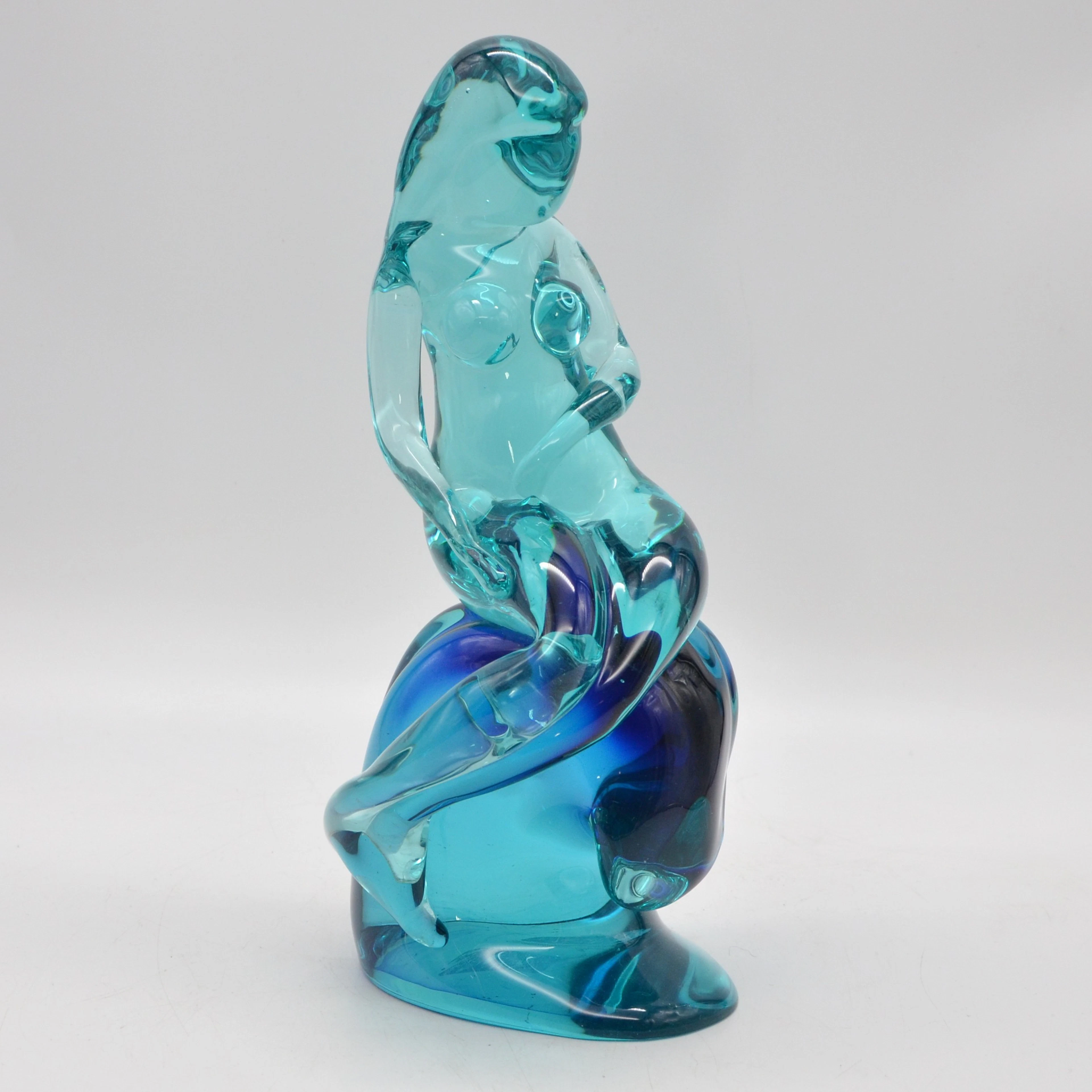 ERMANNO NASON (1928-2013). MERJUNGFRAU, MURANO DESIGNERSKULPTUR, FÜR