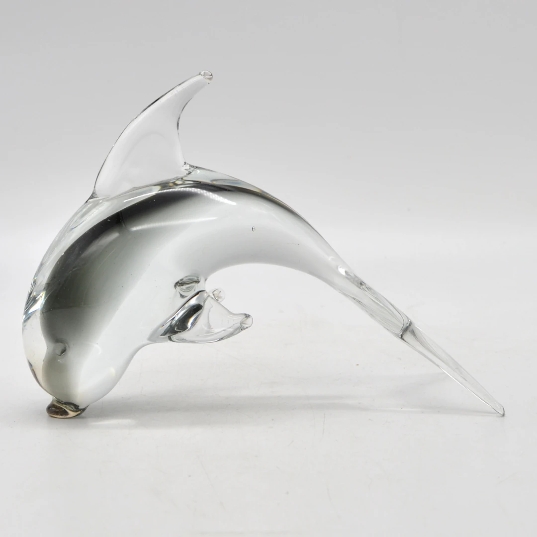 FRANCO BOTTARO. MURANO DESIGNERFIGUR, DELFIN, STUDIOGLAS, SOMMERSO