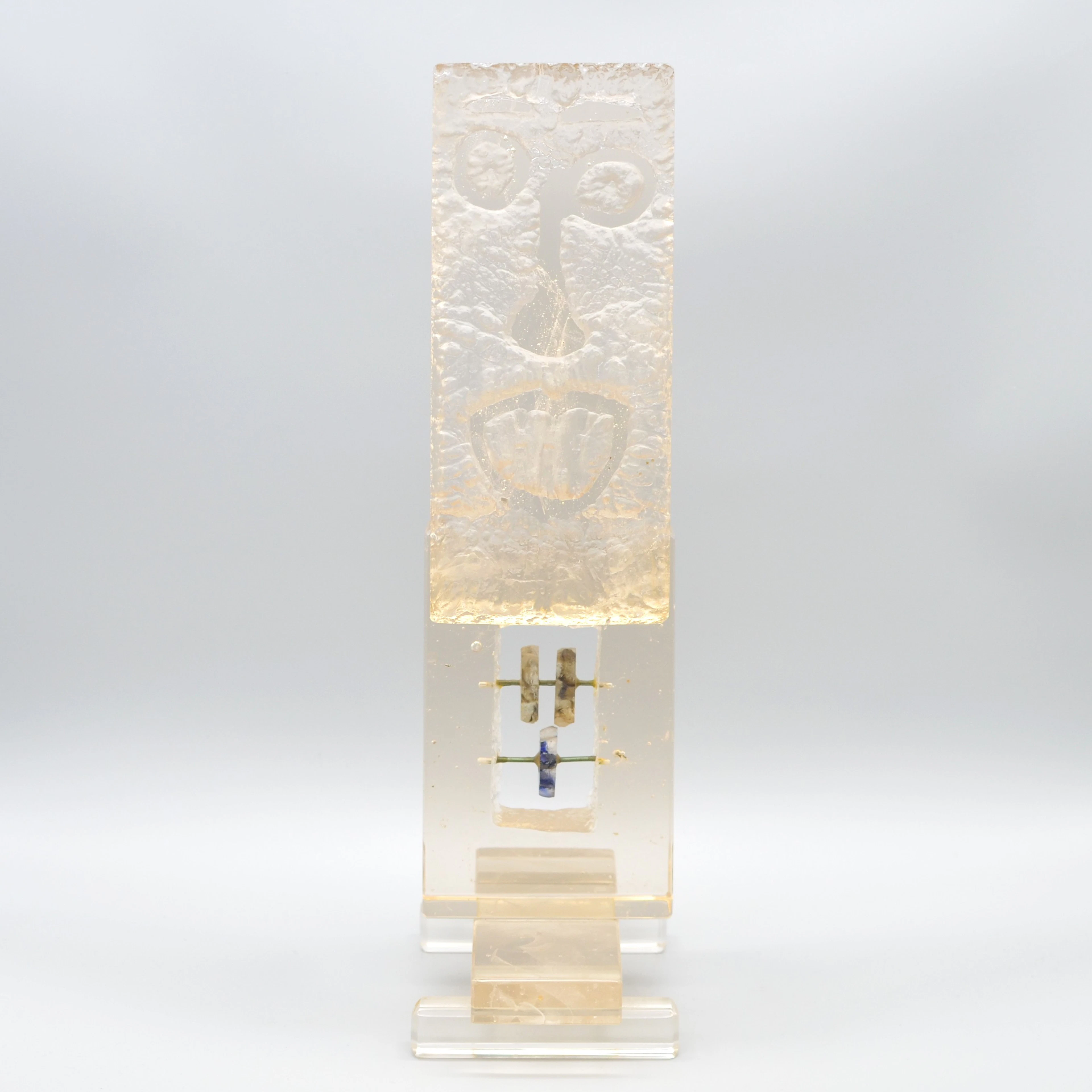 ANDRZEJ KUCHARSKI (1959). OHNE TITEL, GLASSKULPTUR, SIGNIERT, DATIERT, 1990.