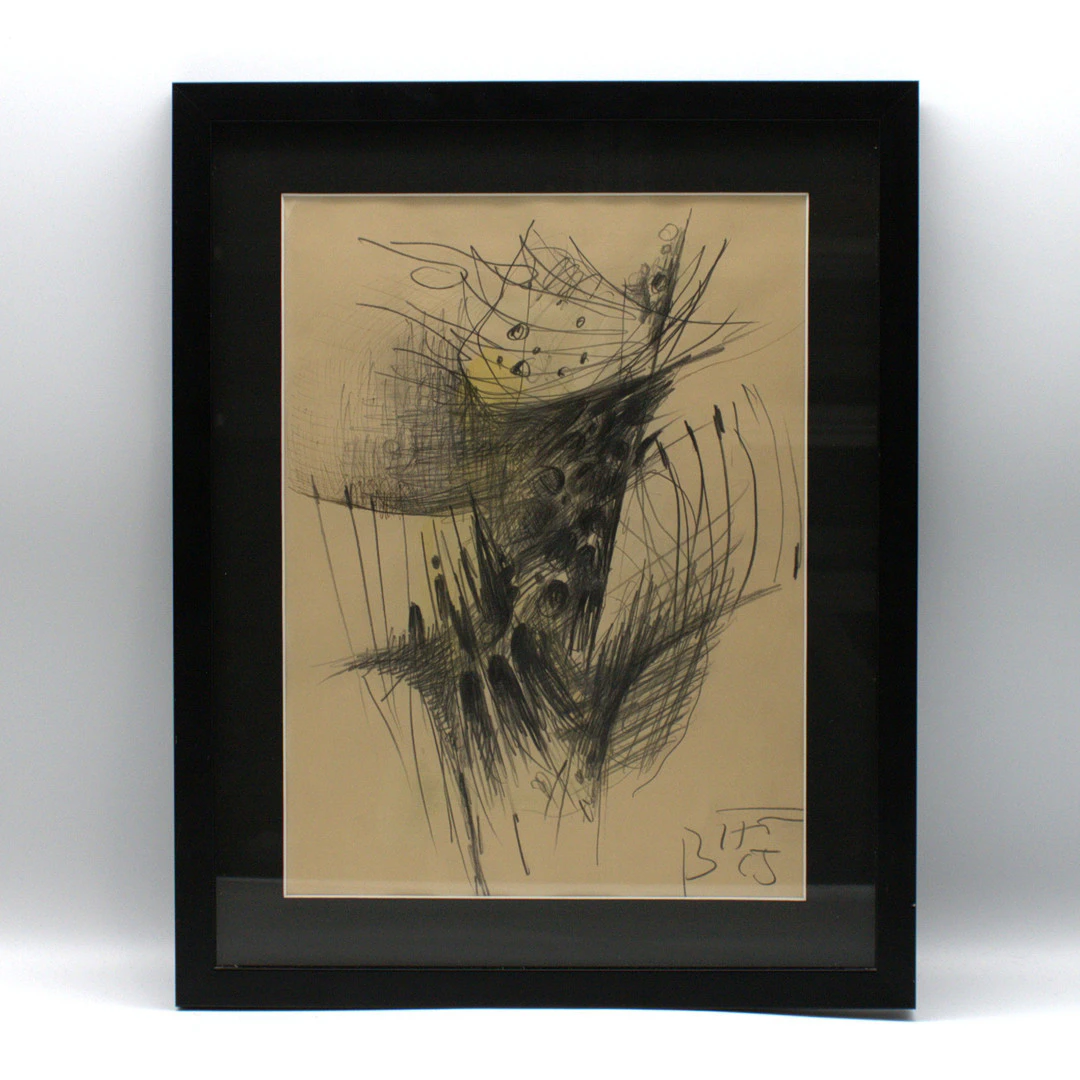 BERNHARDT HEILIEGER. ABSTRAKTE KOMPOSITION; SIGNIERT UND DATIERT 1965.