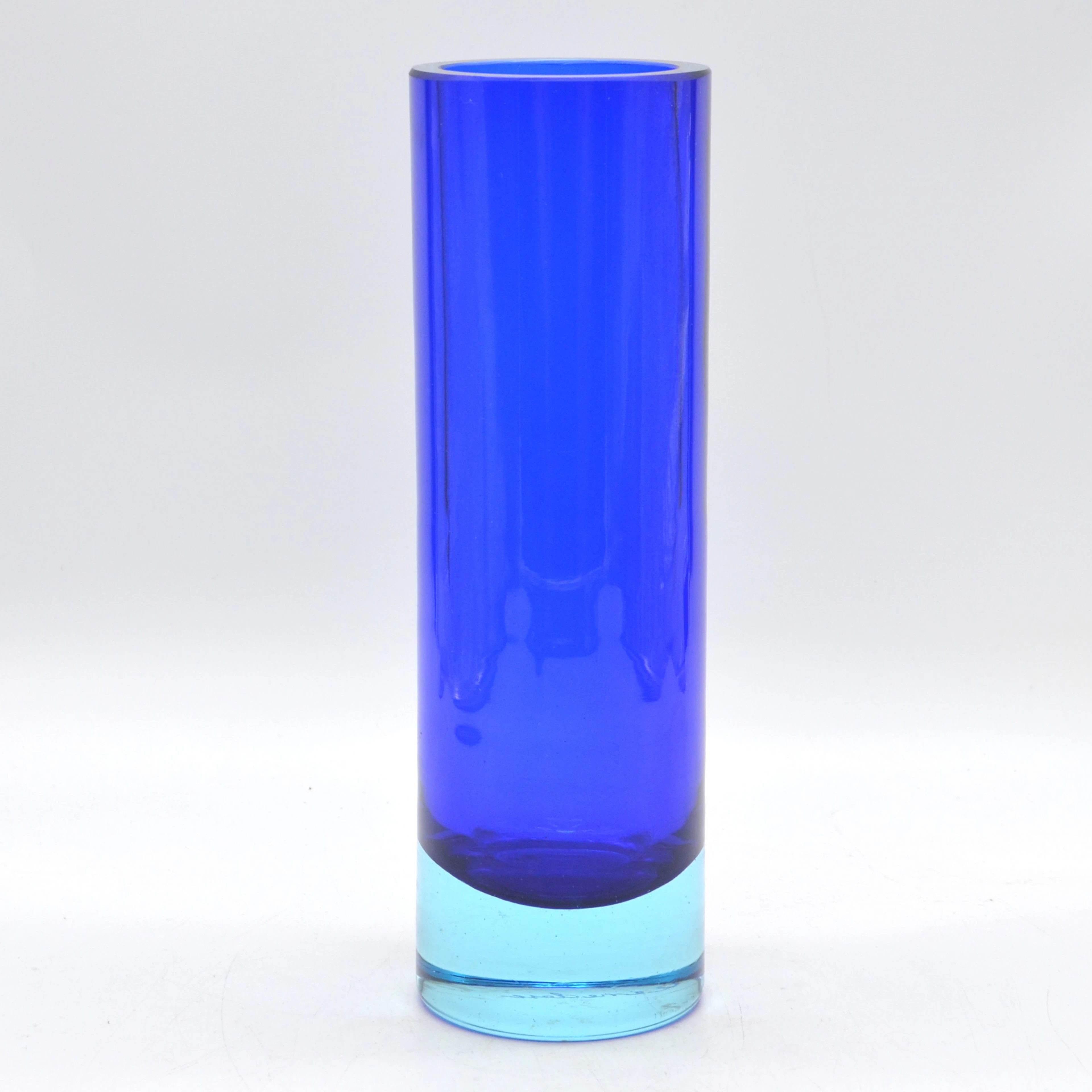 GINO CENEDESE. MURANO DESIGNERVASE, STUDIOGLAS, ZYLINDRISCH, SOMMERSO