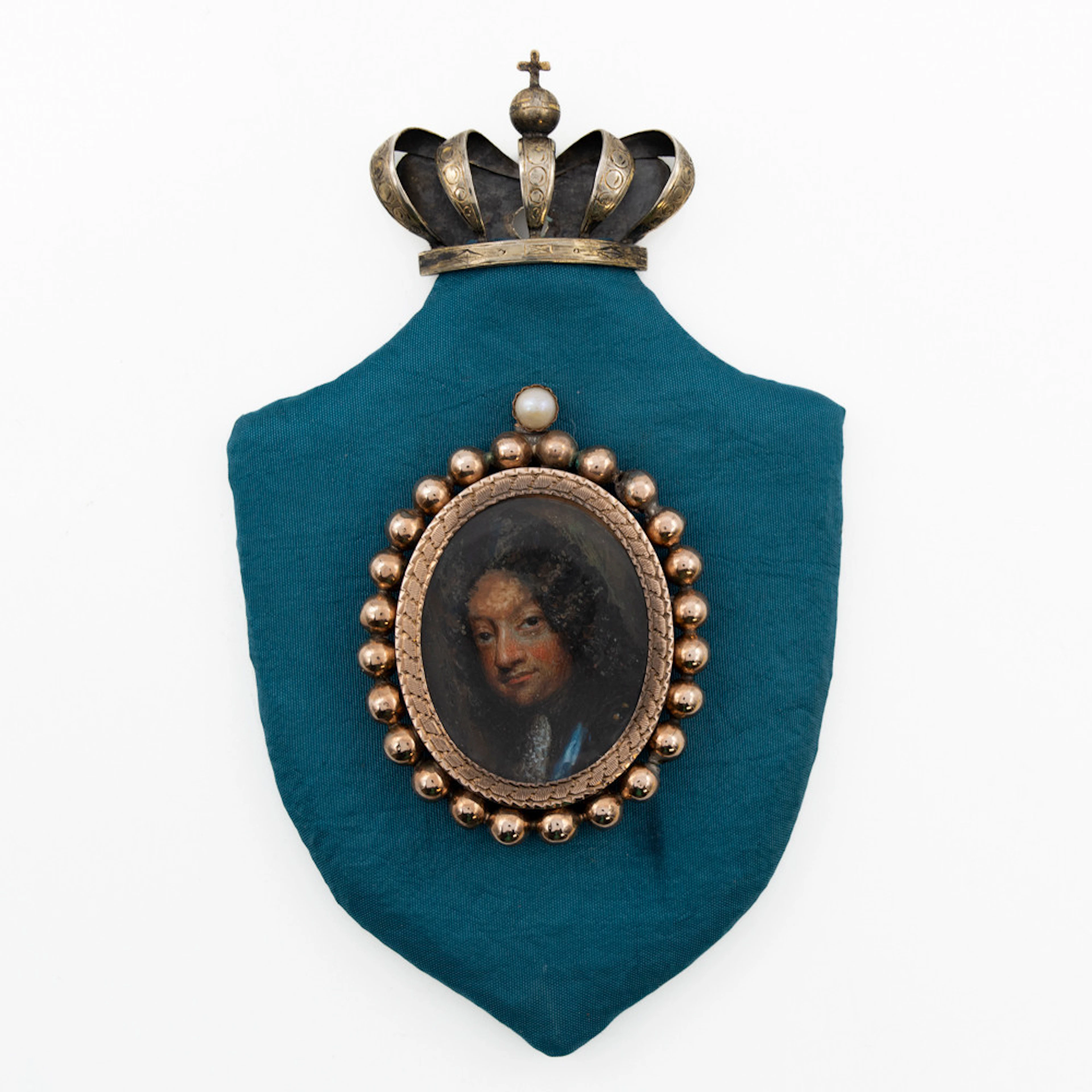 ANDREAS THORNBORG (1730-1780). KÖNIG CHRISTIAN V. VON DÄNEMARK. MINIATURGEMÄLDE