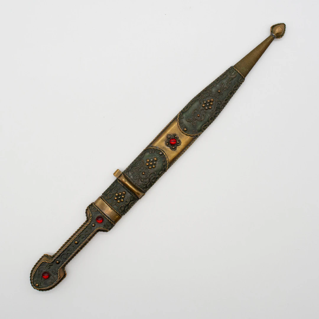 TRADITIONELLER KAUKASISCHER LANGDOLCH (KINDSCHAL), AUS DER KAUKASUSREGION